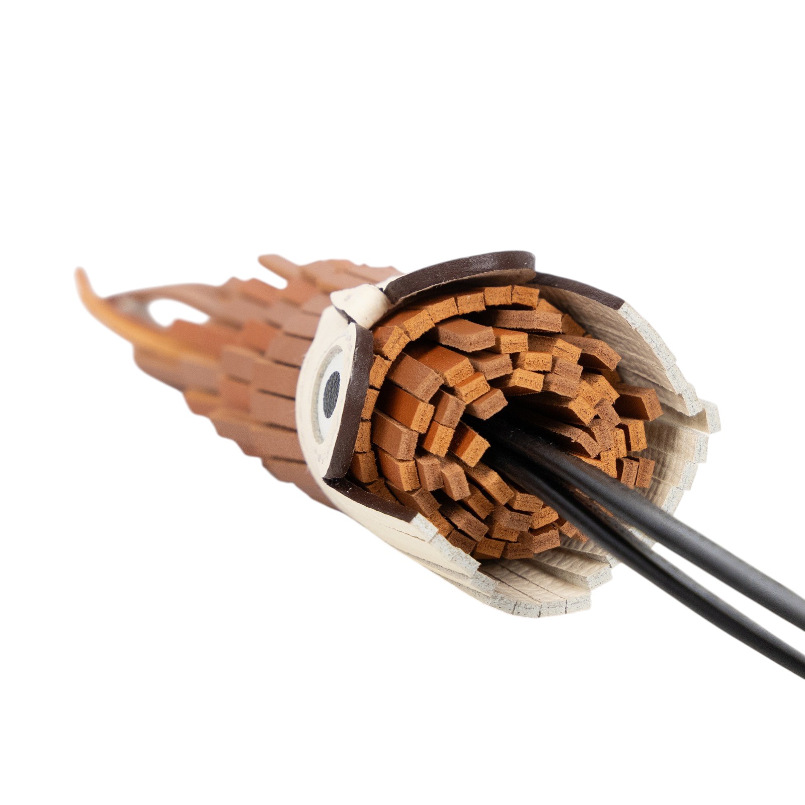 愛馬仕 Hermes Chouette 吊飾 H085001CAAB  棕拚白貓頭鷹吊飾 原廠盒子