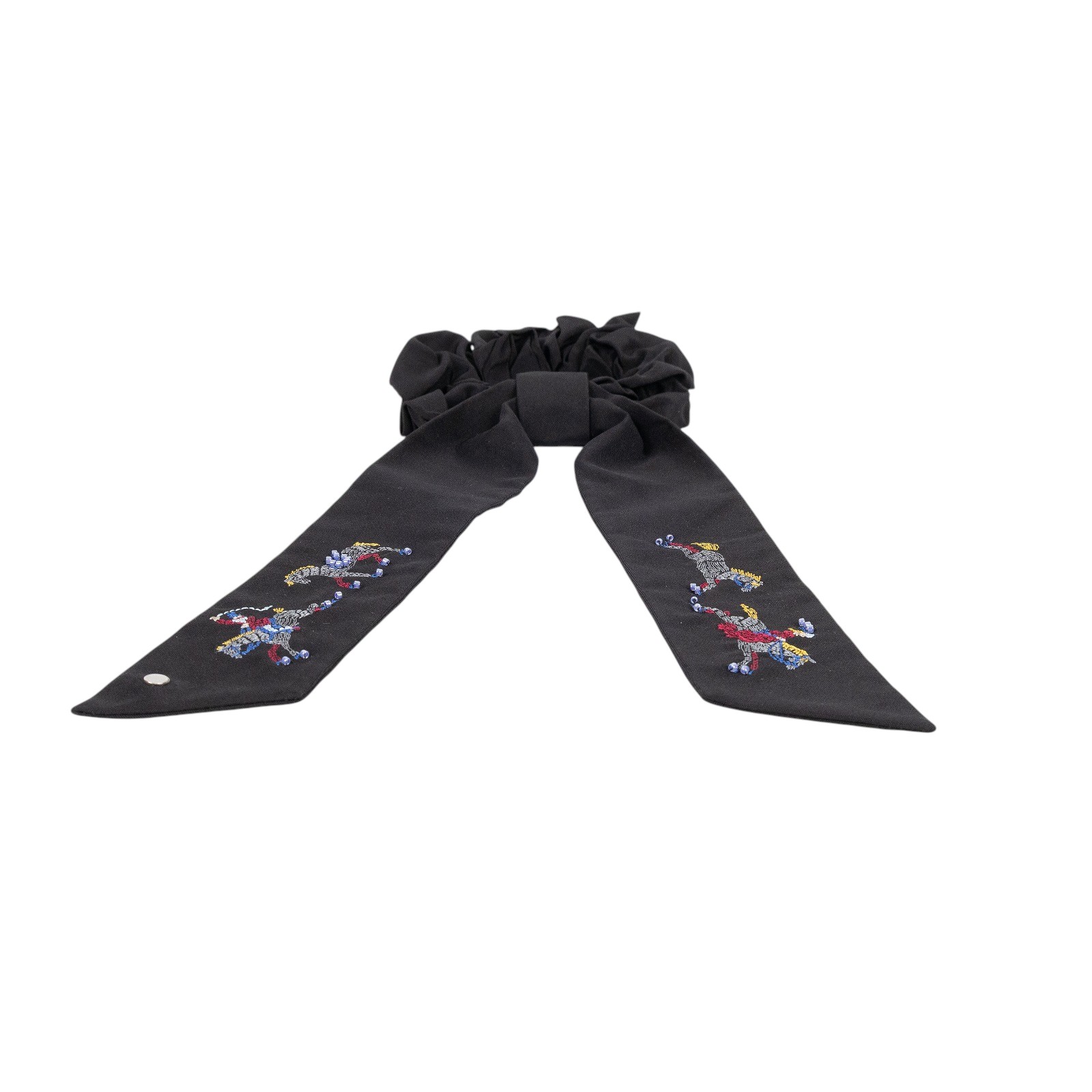 愛馬仕 Hermes Knight Parade scrunchie 髮圈 髮帶 H251046G 02TU   原廠盒子