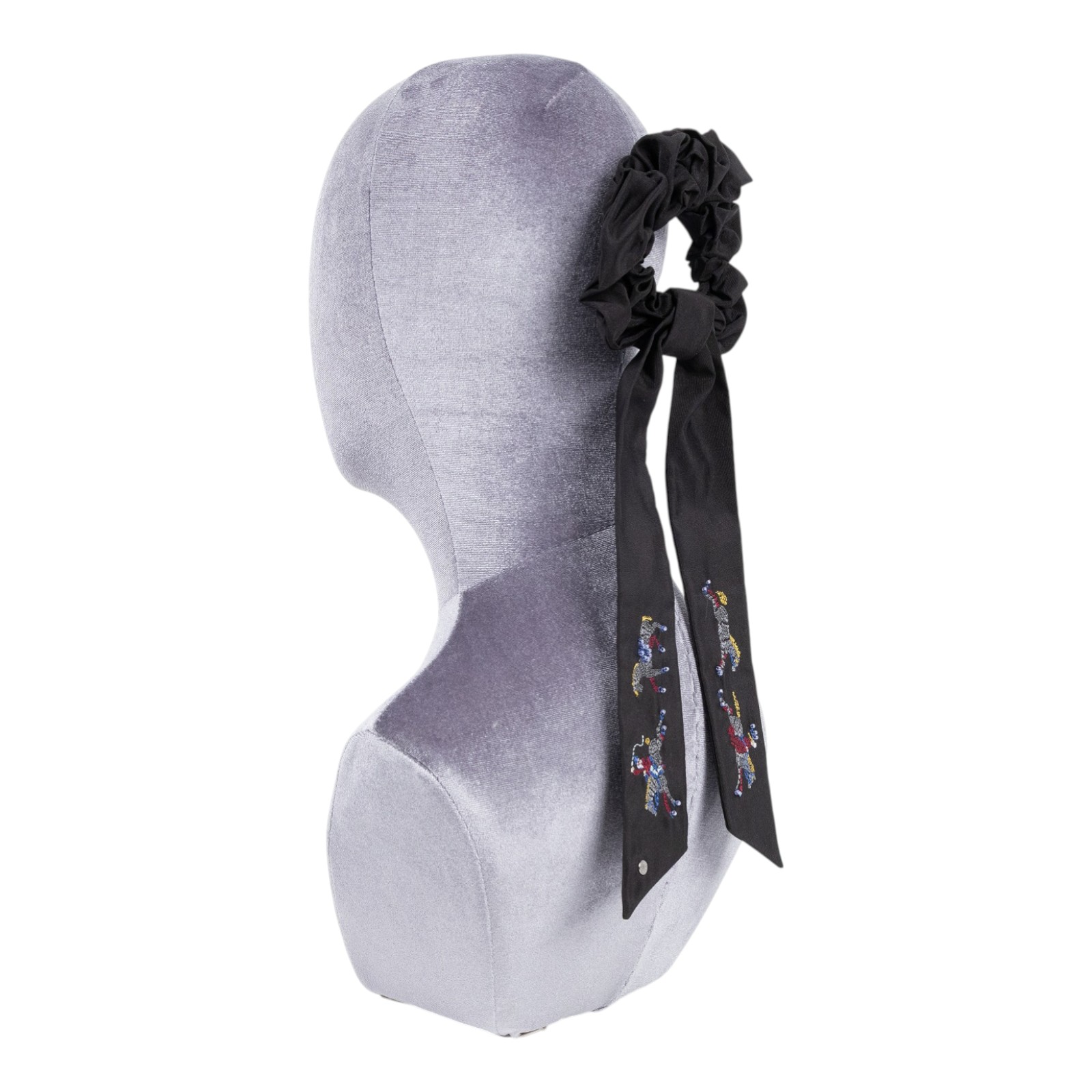 愛馬仕 Hermes Knight Parade scrunchie 髮圈 髮帶 H251046G 02TU   原廠盒子