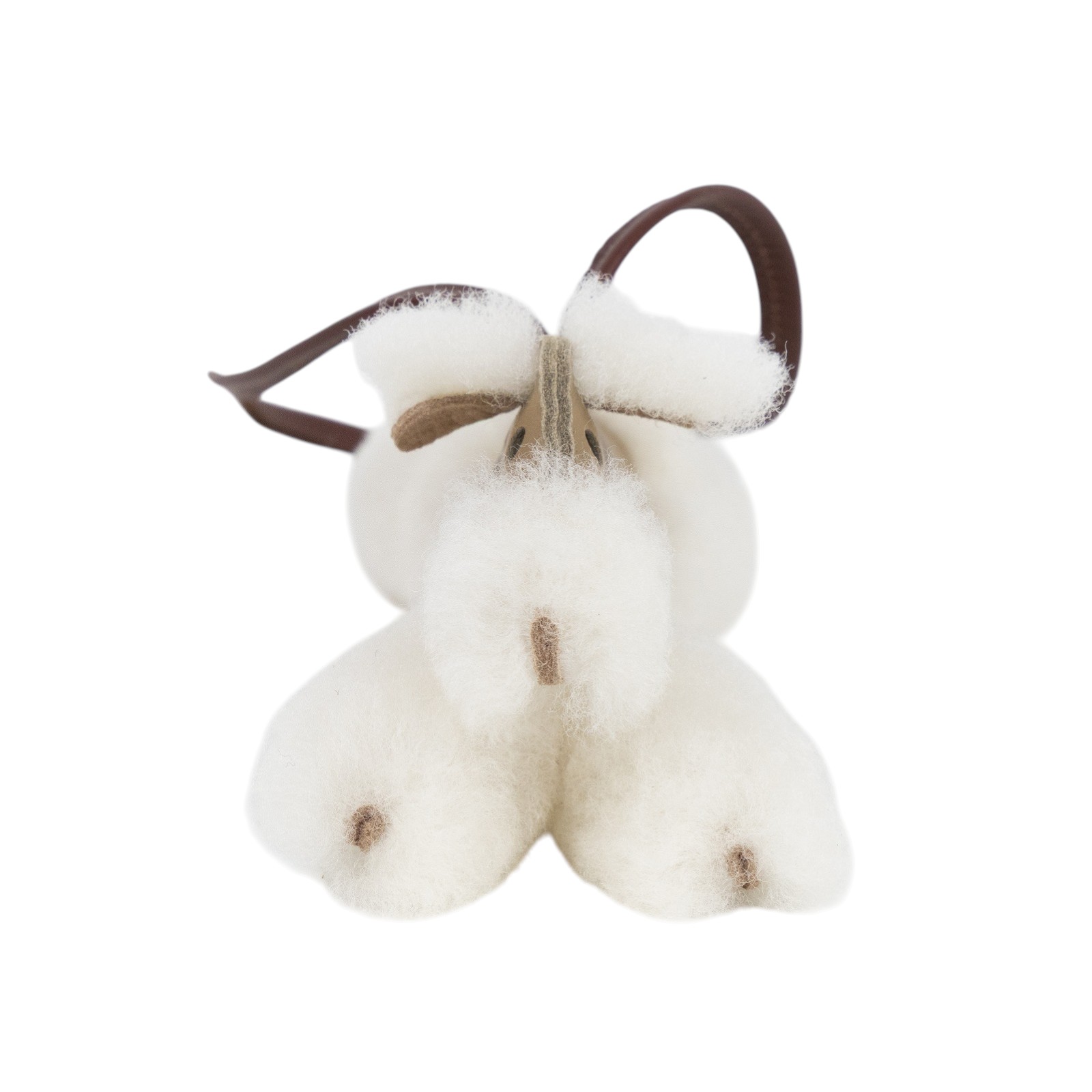 愛馬仕 Hermes Budy charm 吊飾 黑色 H083349CABY / K刻米拚棕白絨毛貴賓狗 budy 吊飾 原廠盒子/購買證明影本