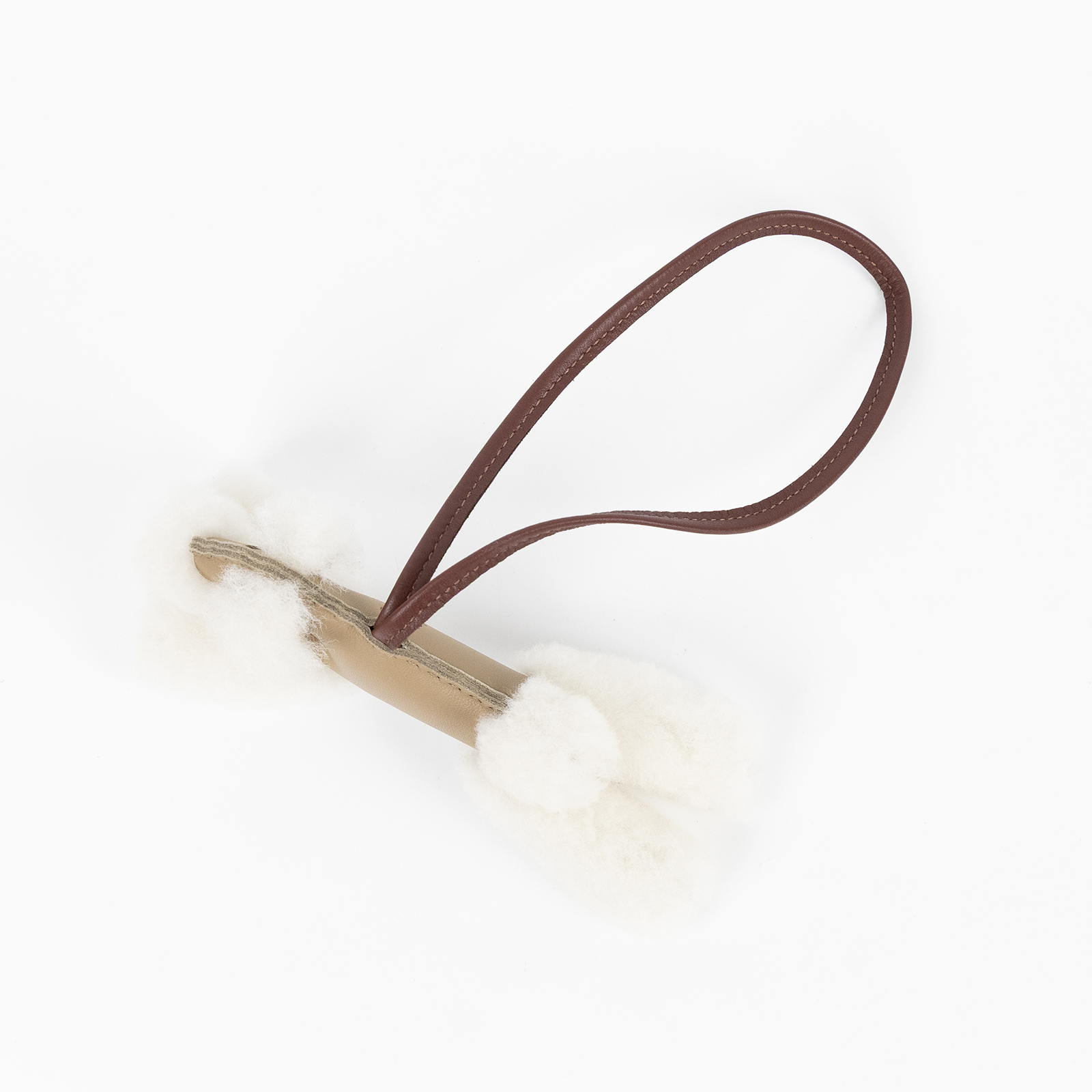 愛馬仕 Hermes Budy charm 吊飾 黑色 H083349CABY / K刻米拚棕白絨毛貴賓狗 budy 吊飾 原廠盒子/購買證明影本