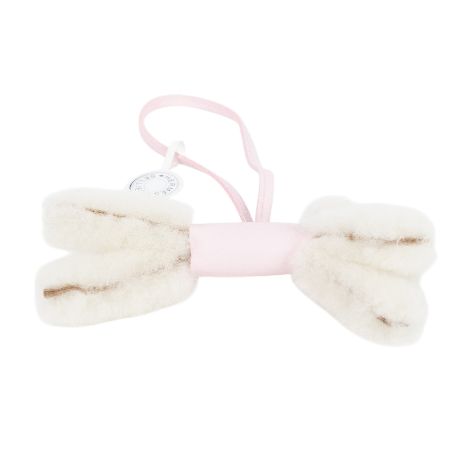 愛馬仕 Hermes Budy charm 吊飾 包掛 狐狸㹴犬 H083349CABQ / K刻M7戀愛粉白絨毛貴賓狗 budy 吊飾 原廠盒子/購買證明影本