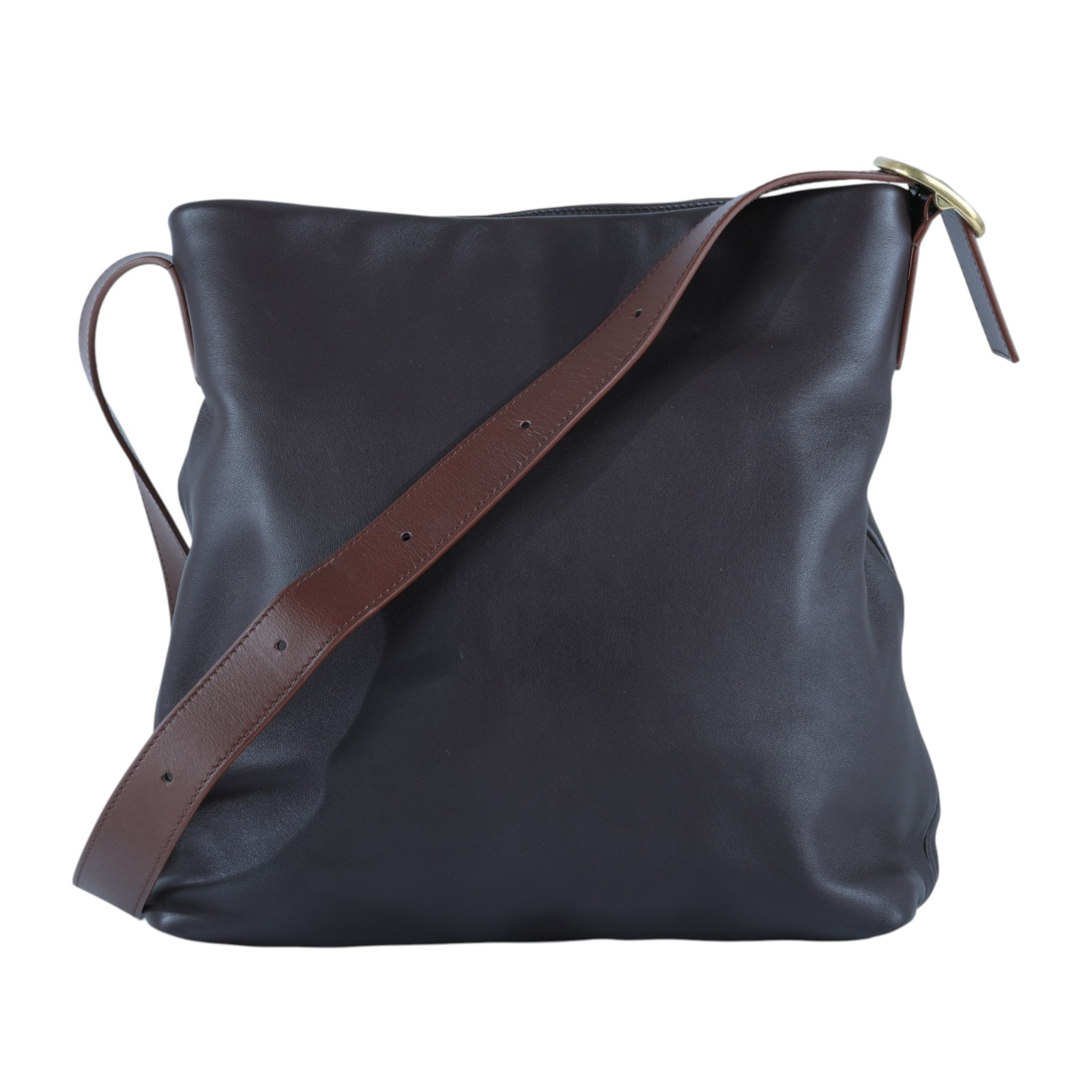 羅意威 LOEWE Draped 托特包 ADHBDPTX01 深布朗尼抓皺手提包 防塵袋