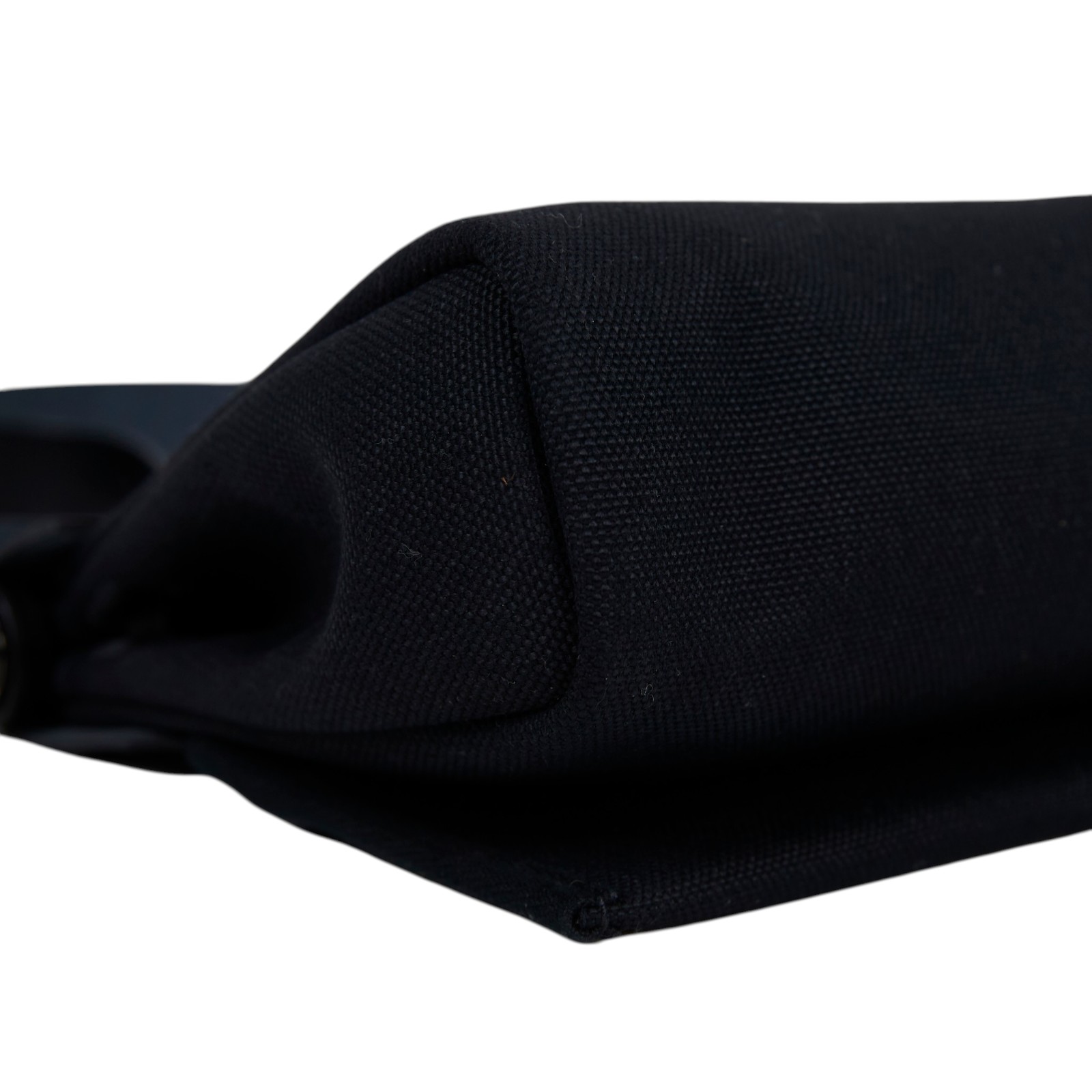 愛馬仕 Hermes Herbag Zip 20 HER20 W刻 黑銀扣帆布HER BAG 20 原廠盒子/防塵袋