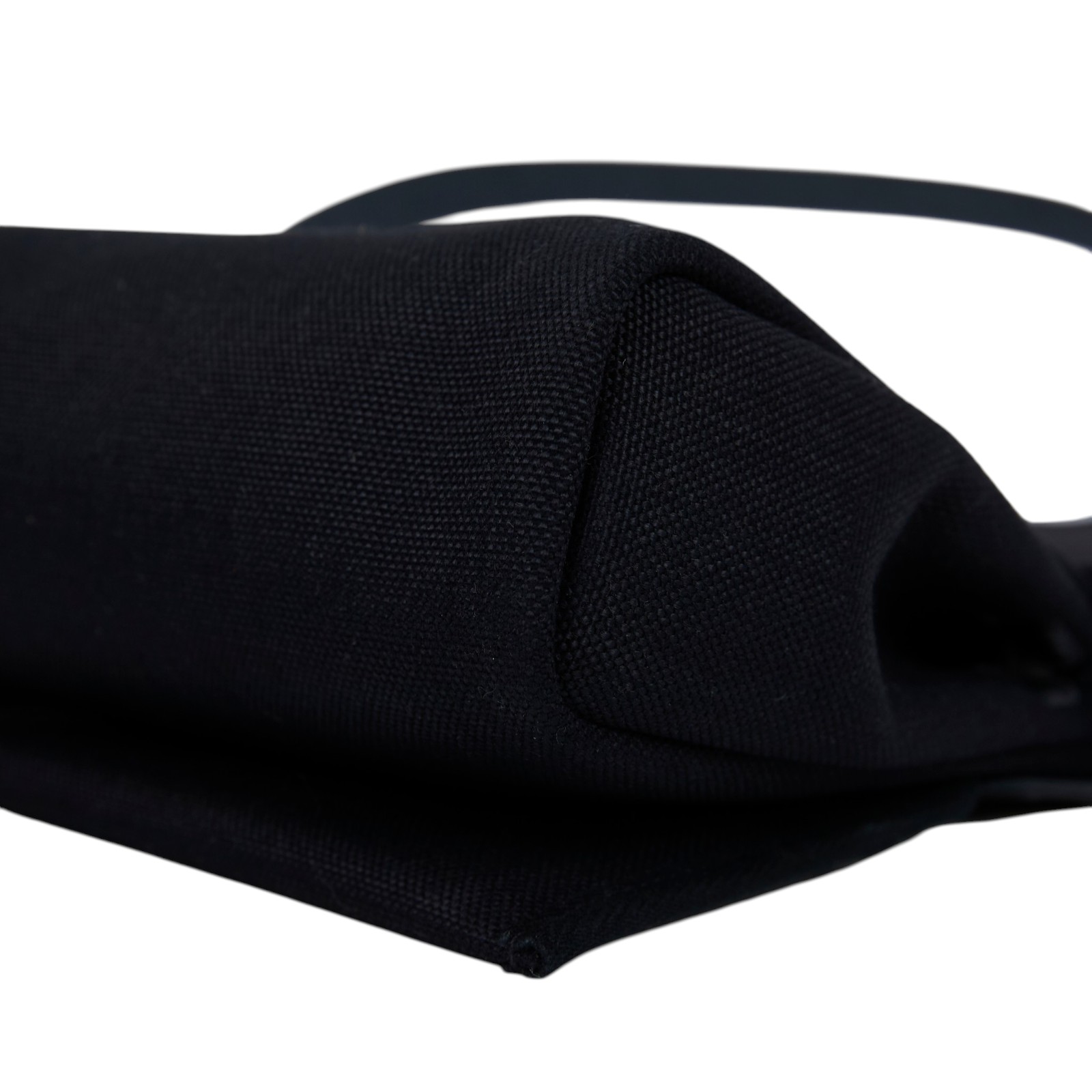 愛馬仕 Hermes Herbag Zip 20 HER20 W刻 黑銀扣帆布HER BAG 20 原廠盒子/防塵袋