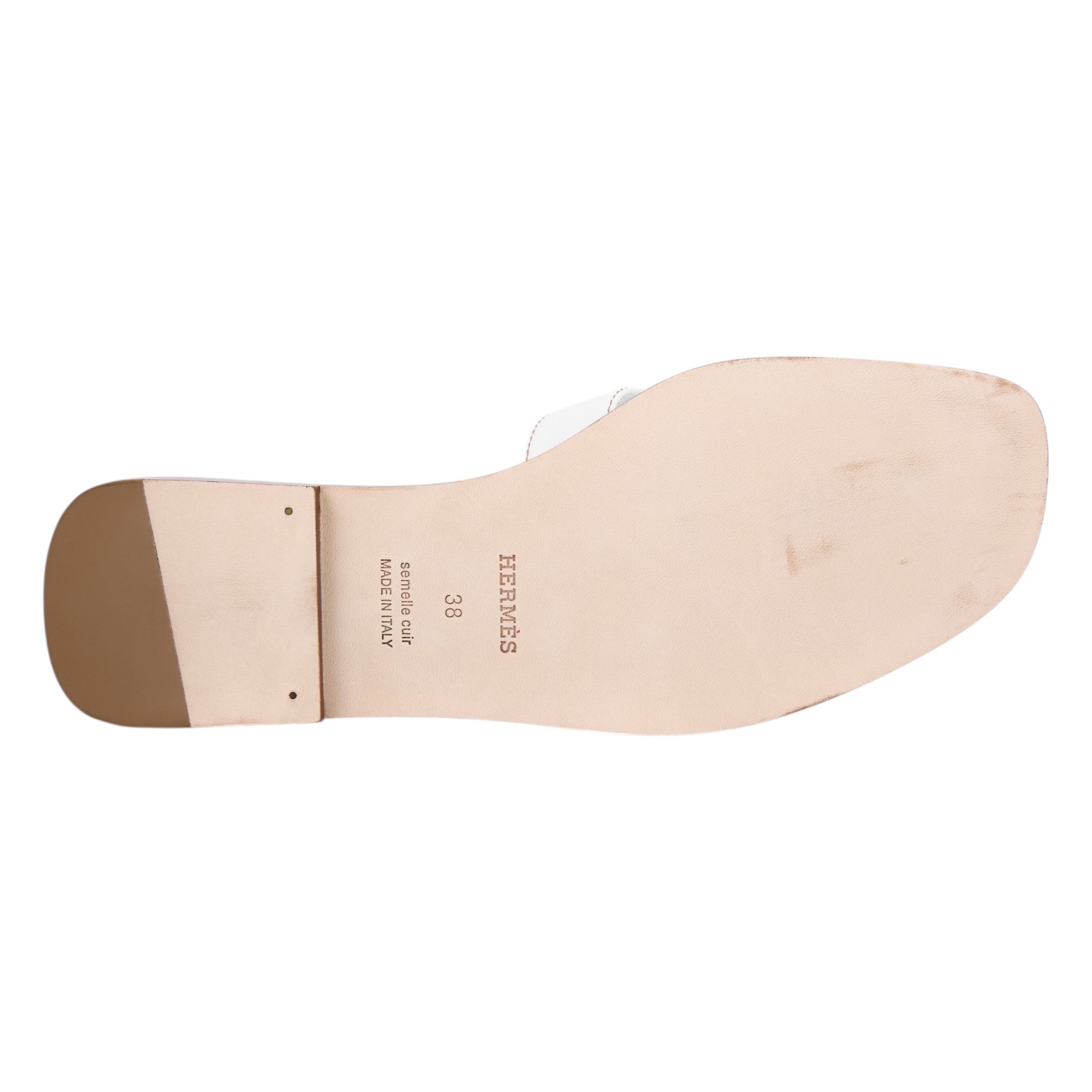 愛馬仕 Hermes Oran 涼鞋 白色 H021056Zv02380 /R0021056Z2406/#38 白Oran涼鞋 原廠盒子/防塵袋