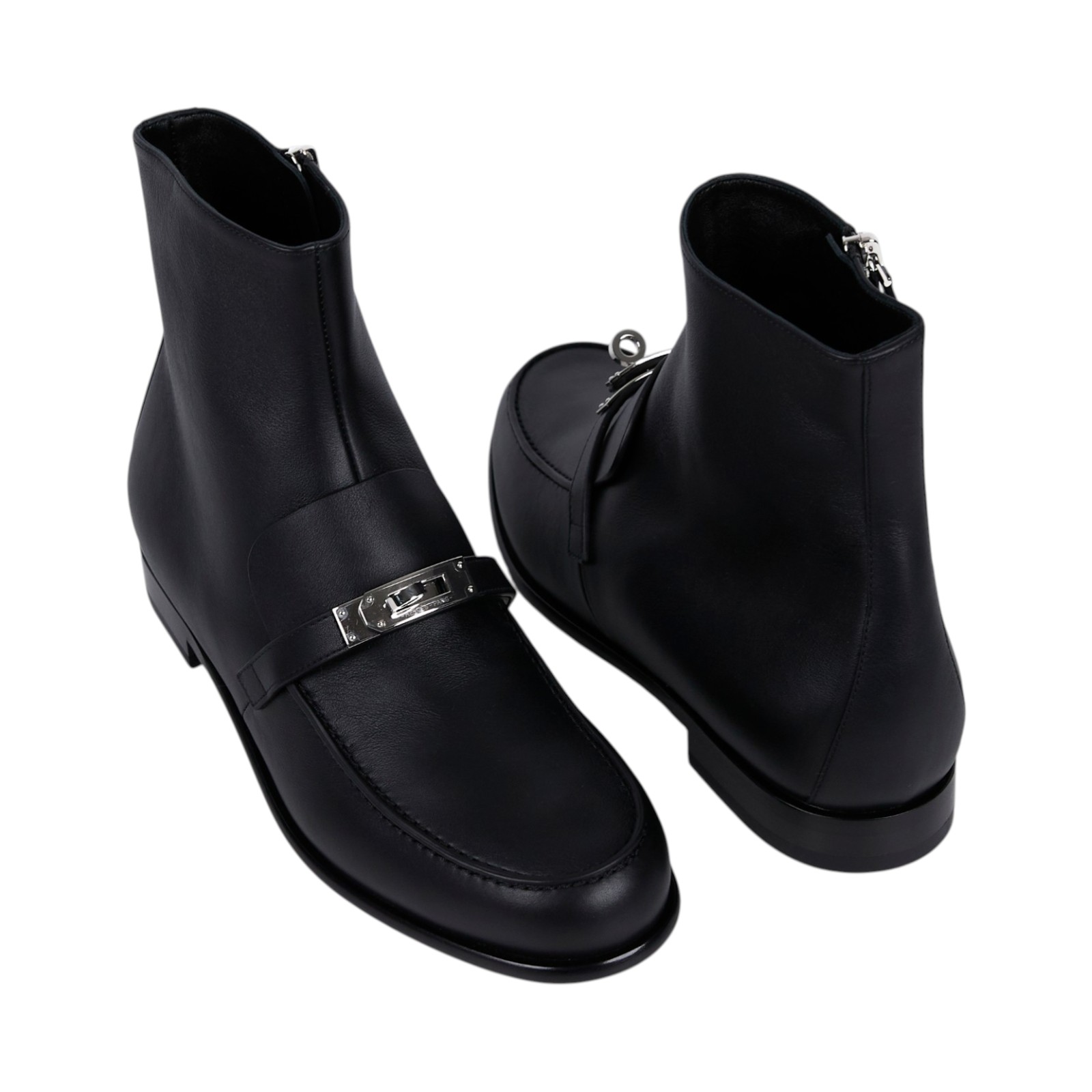 愛馬仕 Hermes Kelsy 踝靴 黑色 H251005Zv02400 /BN2251005Z2412/#40 黑Kelsy踝靴 原廠盒子/防塵袋