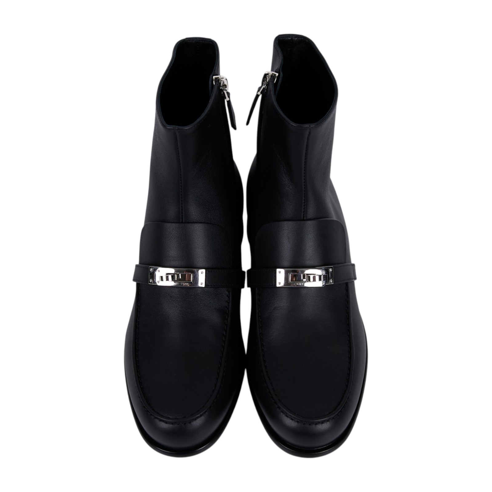 愛馬仕 Hermes Kelsy 踝靴 黑色 H251005Zv02400 /BN2251005Z2412/#40 黑Kelsy踝靴 原廠盒子/防塵袋