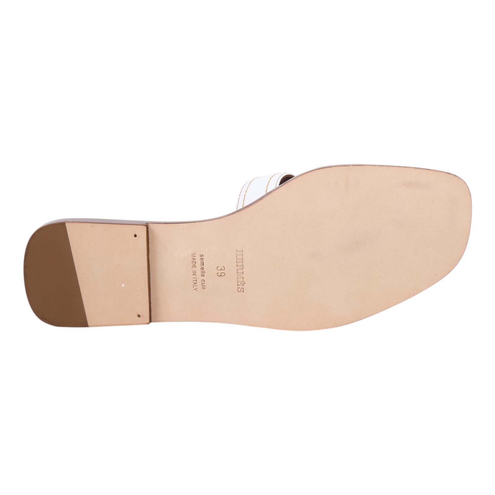 愛馬仕 Hermes Oran 涼鞋 白色 H242142Zv90390 /PE242142Z 2406/#39  原廠盒子/防塵袋/購買證明影本