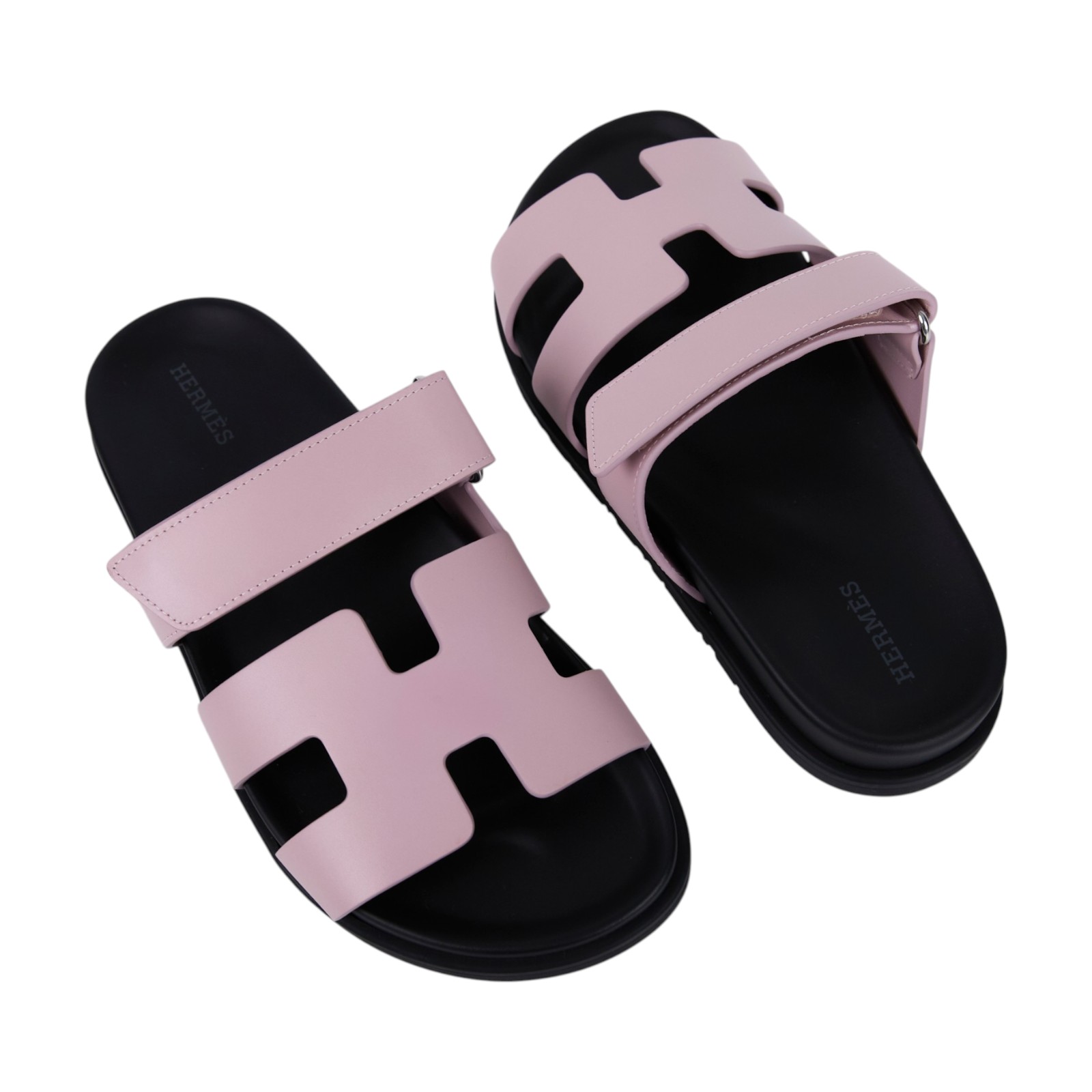 愛馬仕 Hermes Chypre 涼鞋 玫瑰粉 H222299ZCG385 /FR1 222299Z385 2407/#38.5  原廠盒子/防塵袋/購買證明影本