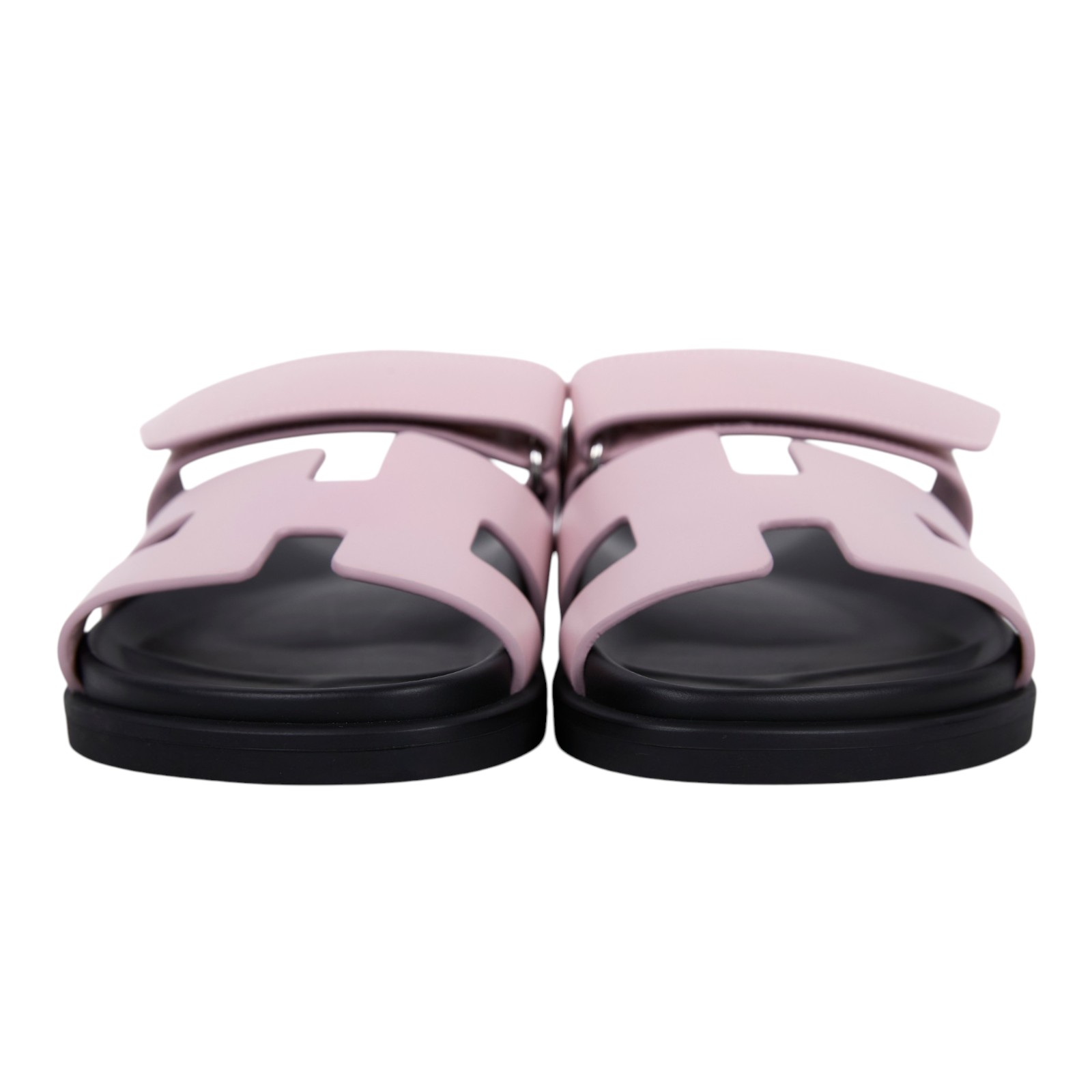 愛馬仕 Hermes Chypre 涼鞋 玫瑰粉 H222299ZCG385 /FR1 222299Z385 2407/#38.5  原廠盒子/防塵袋/購買證明影本