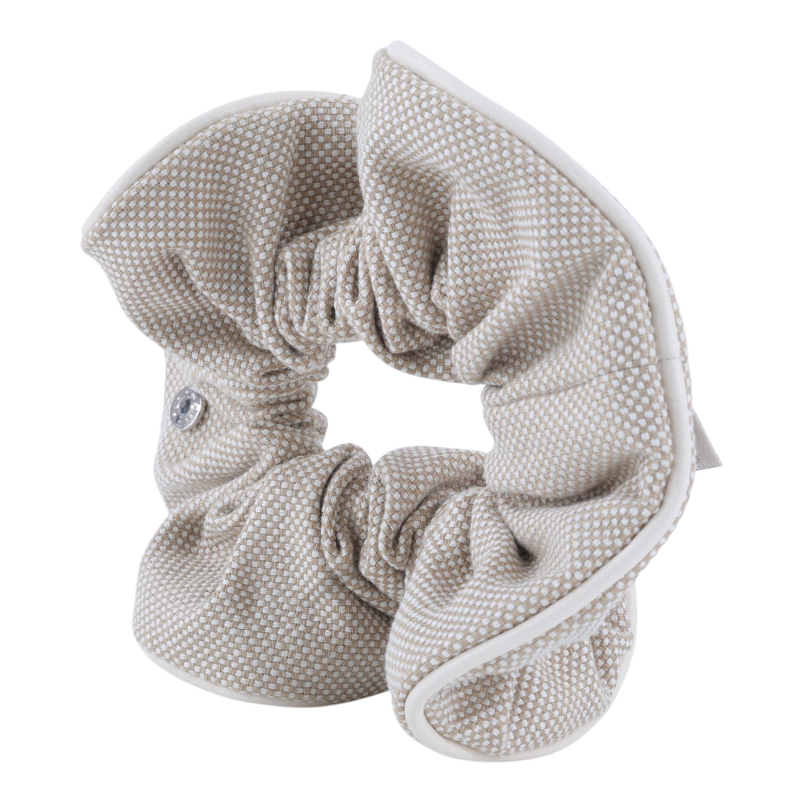 愛馬仕 Hermes Claudia Plein Air 髮圈 沙丘色 奶油色 H241029GvDETU H241029G DETU  原廠盒子