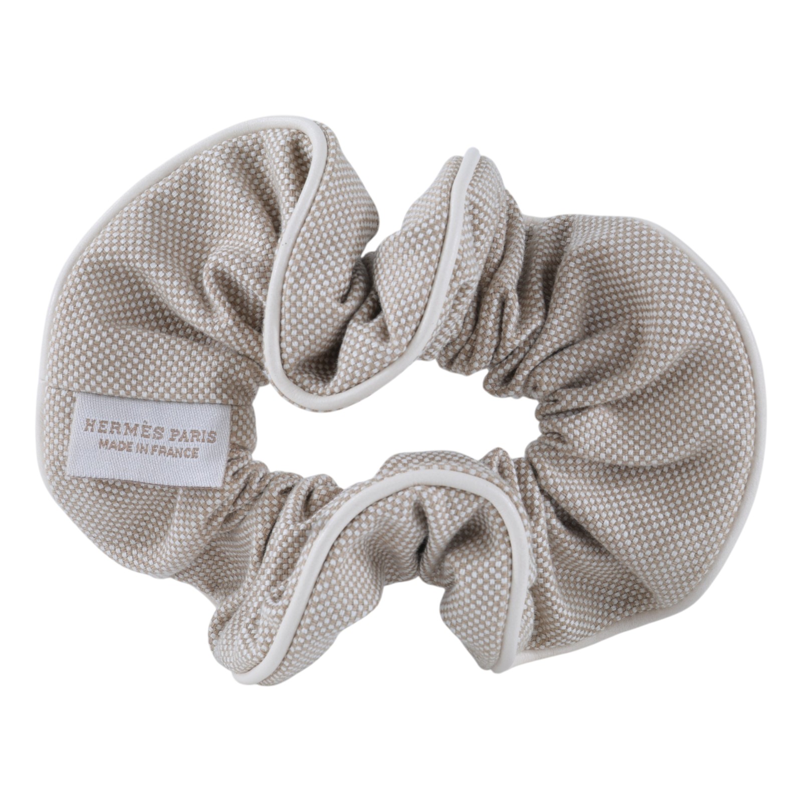 愛馬仕 Hermes Claudia Plein Air 髮圈 沙丘色 奶油色 H241029GvDETU H241029G DETU  原廠盒子