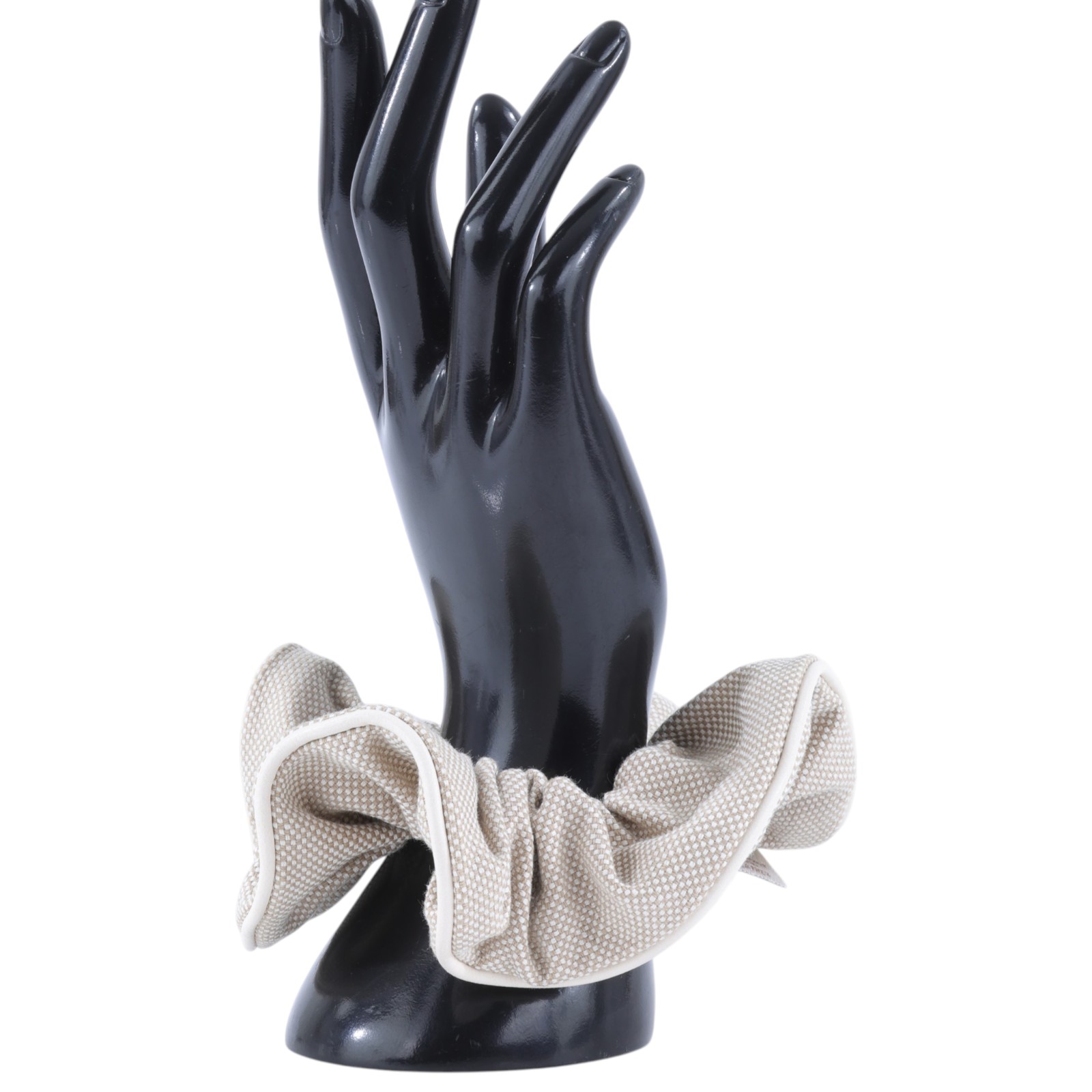 愛馬仕 Hermes Claudia Plein Air 髮圈 沙丘色 奶油色 H241029GvDETU H241029G DETU  原廠盒子