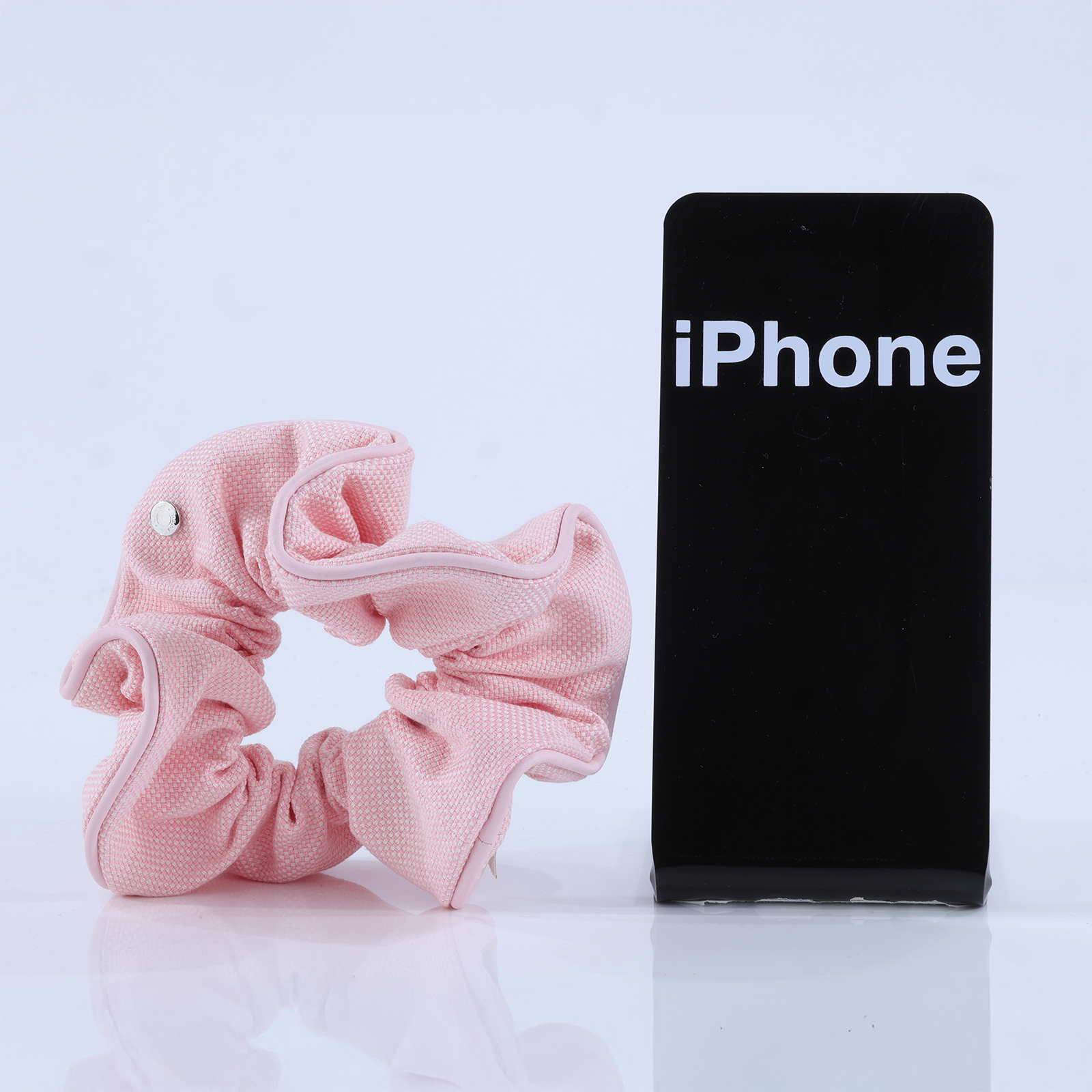 愛馬仕 Hermes Claudia Plein Air 髮圈 淺玫瑰色 玫瑰櫻花 H241029GvRCTU H241029G RCTU  原廠盒子