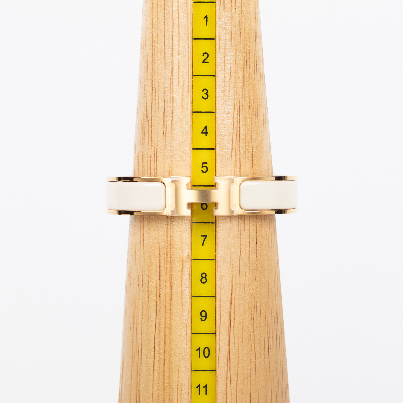 愛馬仕 Hermes Clic H PM 手環 奶油色 H700001FO85PM /ST0292 玫瑰金扣奶油白CLIC H手環 原廠盒子/防塵袋