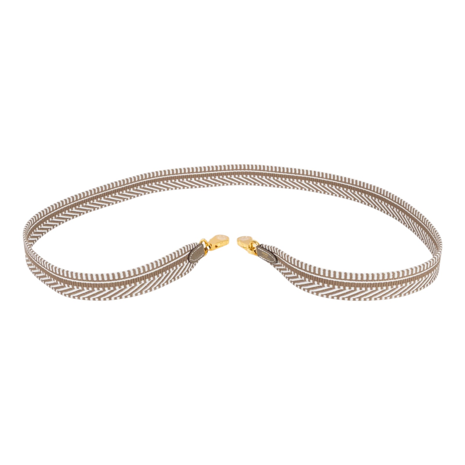 愛馬仕 Hermes Sangle Cavale 25 mm 肩帶 淡灰色 大象灰 H073650CCAS105 /WSA  原廠盒子/防塵袋/購買證明影本