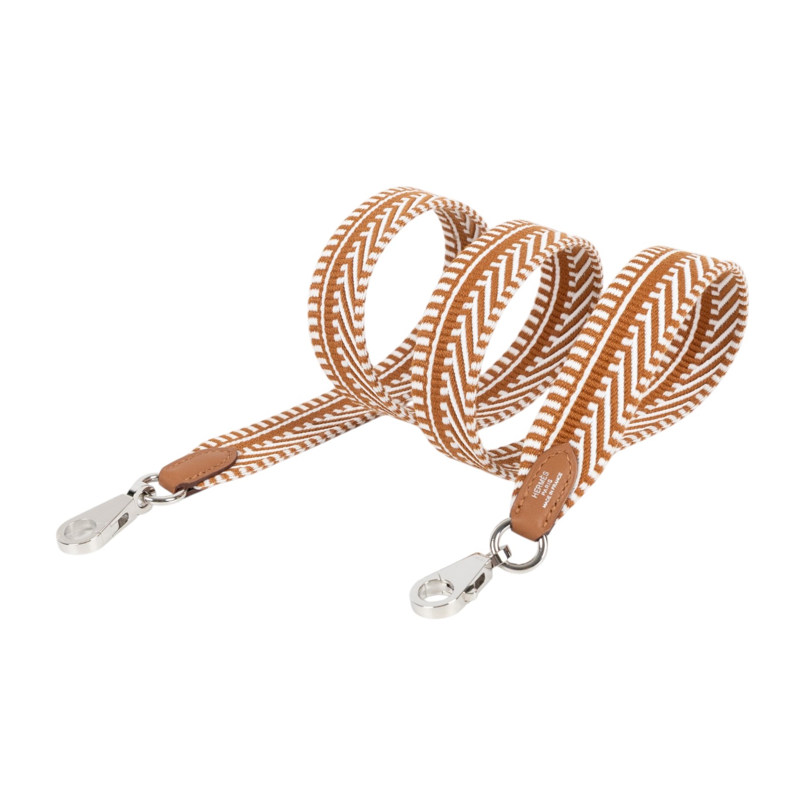 愛馬仕 Hermes Sangle Cavale 25 mm 肩帶 淺米色 米色 金棕色 H073650CKAA085 /WSA  原廠盒子/防塵袋/購買證明影本