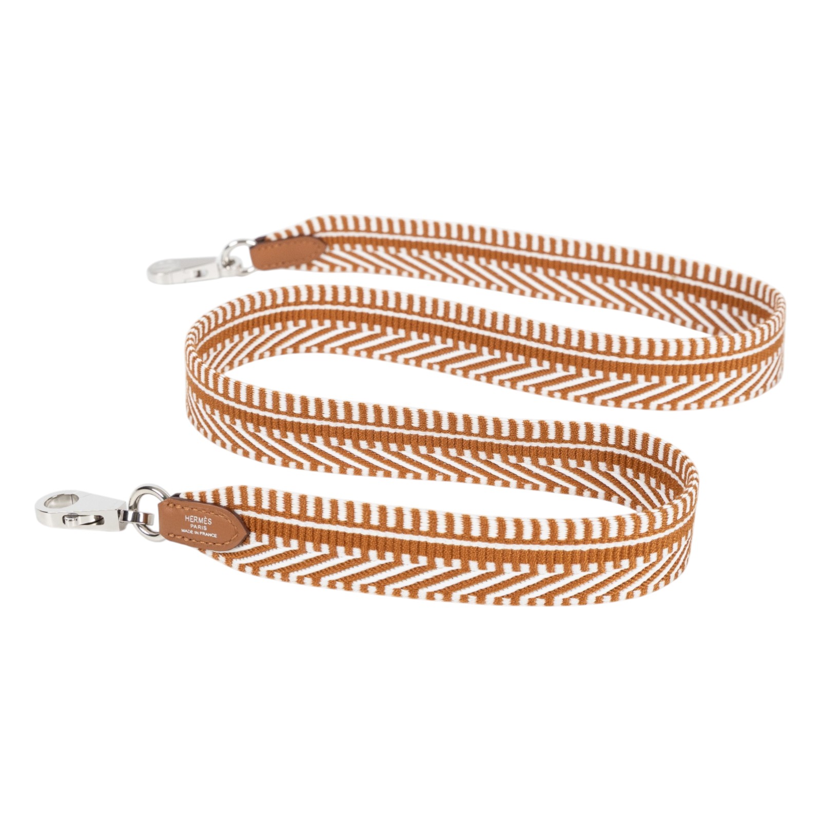 愛馬仕 Hermes Sangle Cavale 25 mm 肩帶 淺米色 米色 金棕色 H073650CKAA085 /WSA  原廠盒子/防塵袋/購買證明影本