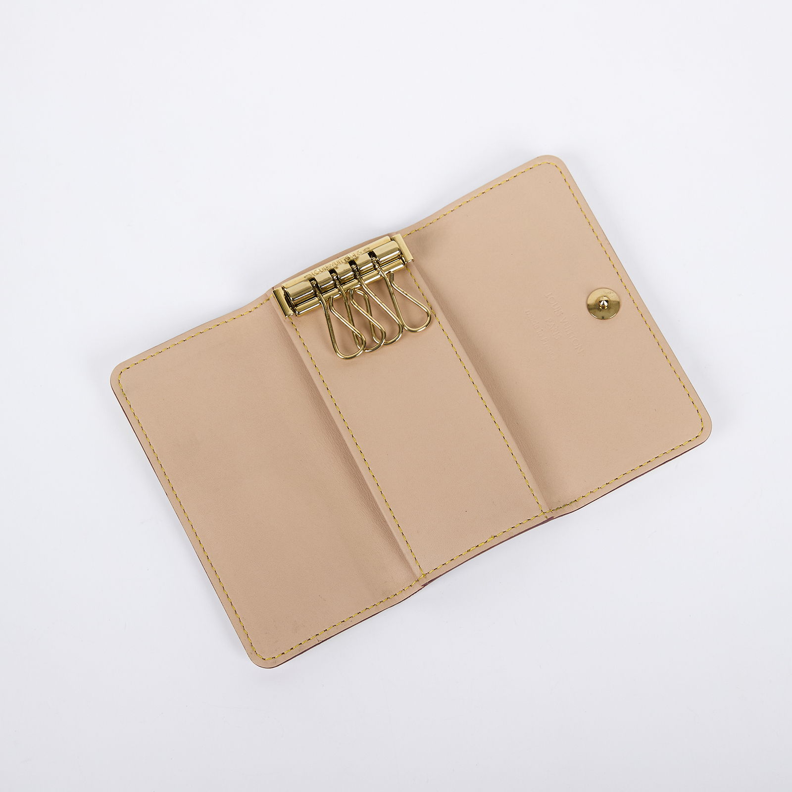 路易威登 LOUIS VUITTON Monogram Multicolor Multicles 鑰匙包 村上隆 白三彩 M60043  原廠盒子/防塵袋/購買證明