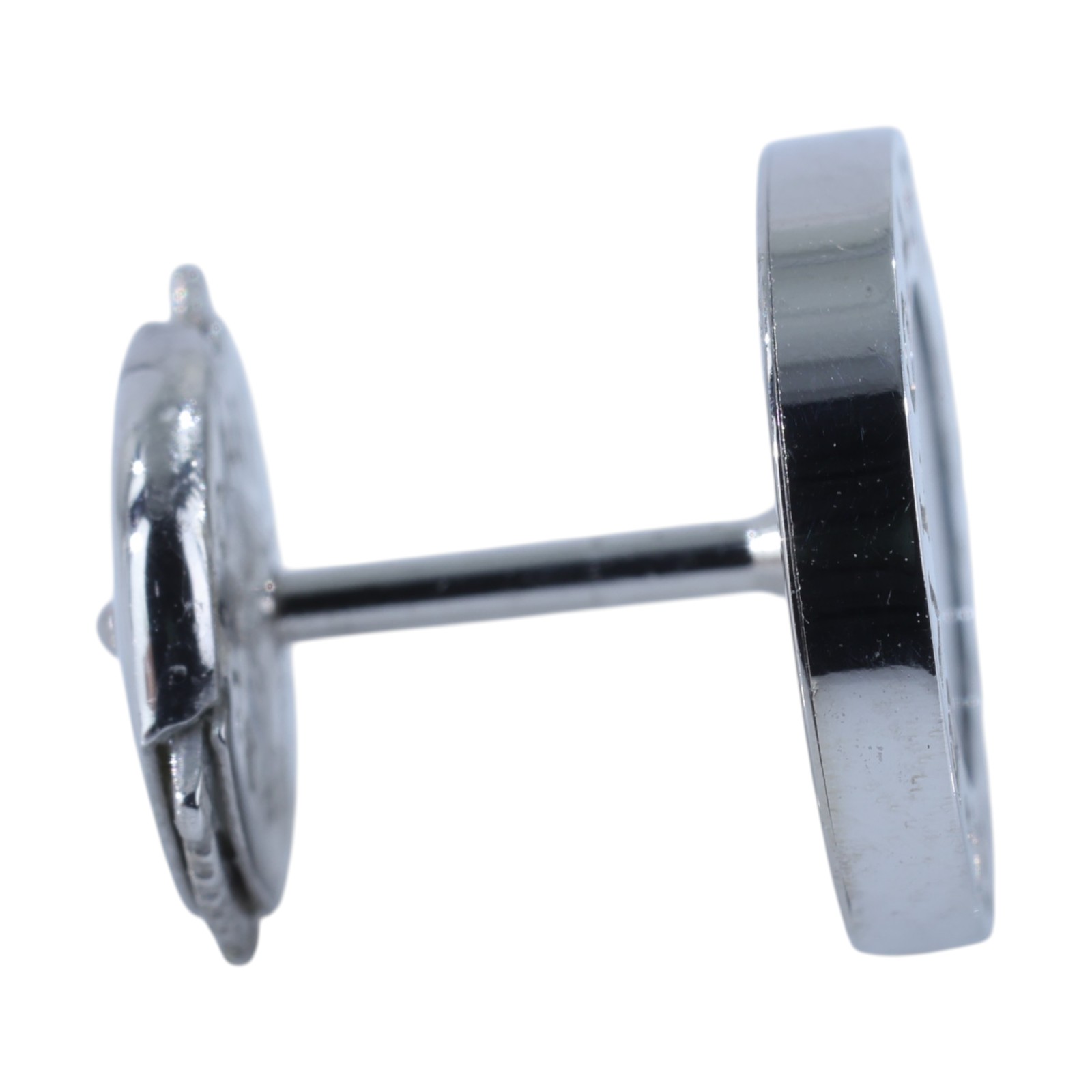 寶格麗 BVLGARI 單邊耳環 耳釘 356121 K18WG黑瑪瑙單邊耳環 原廠盒子/保書