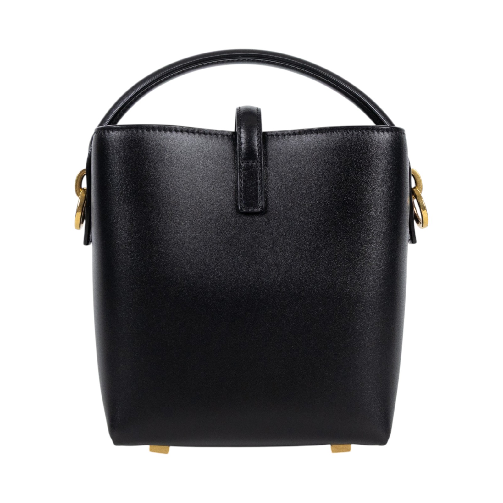 聖羅蘭 YSL SAINT LAURENT le 37 亮面皮革 迷你手袋 7658702R20W 黑Le 37 Mini 原廠盒子/防塵袋/背帶