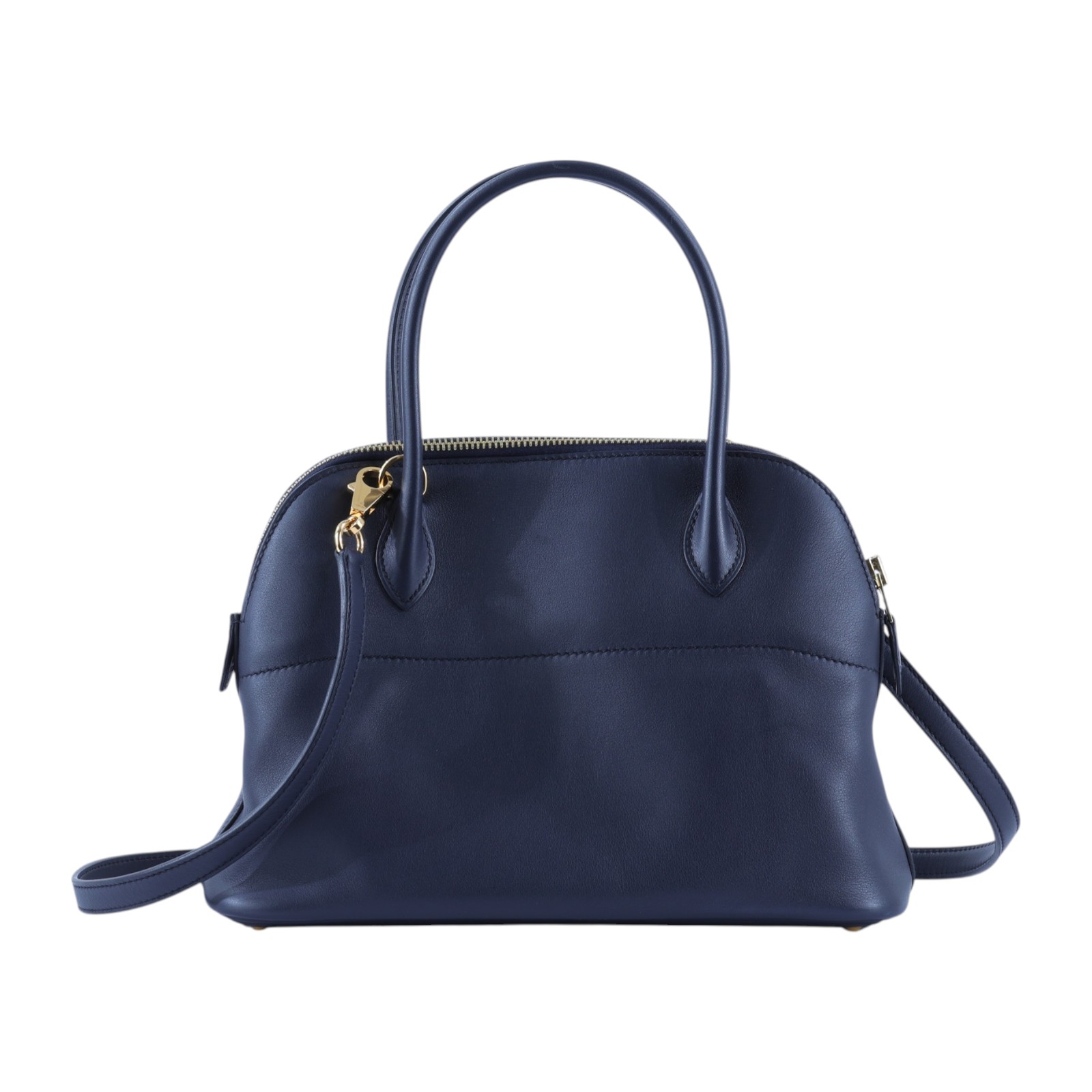 愛馬仕 Hermes Bolide Bag 柏莉包 27 BL27 A HA 008 Q3 A刻 深藍BOLIDE27 SWIFT 防塵袋/背帶