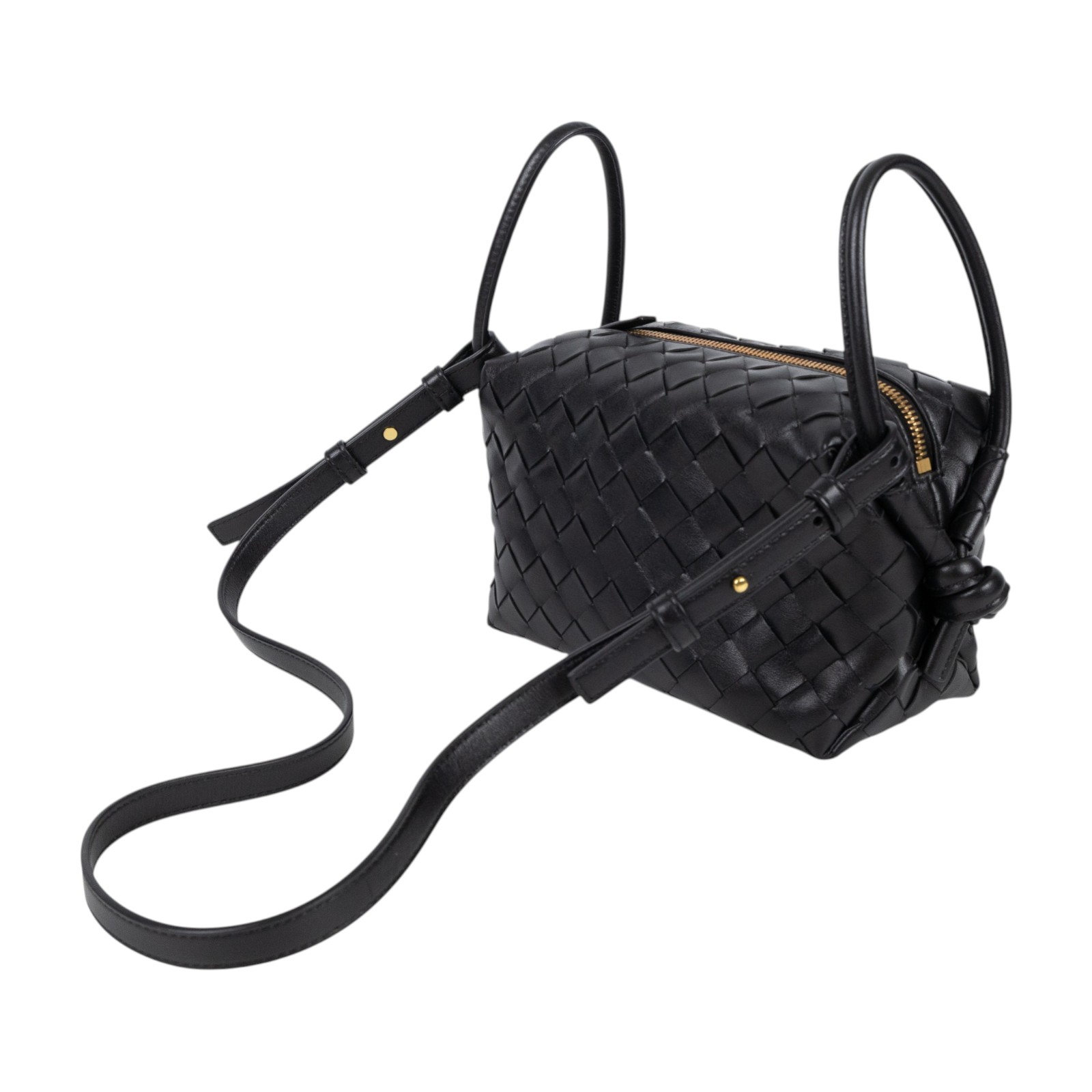 寶緹嘉 BOTTEGA VENETA Loop Top 編織 手提包 肩背包 796615V2HL1 黑LOOP TOP HANDLE 無附屬品