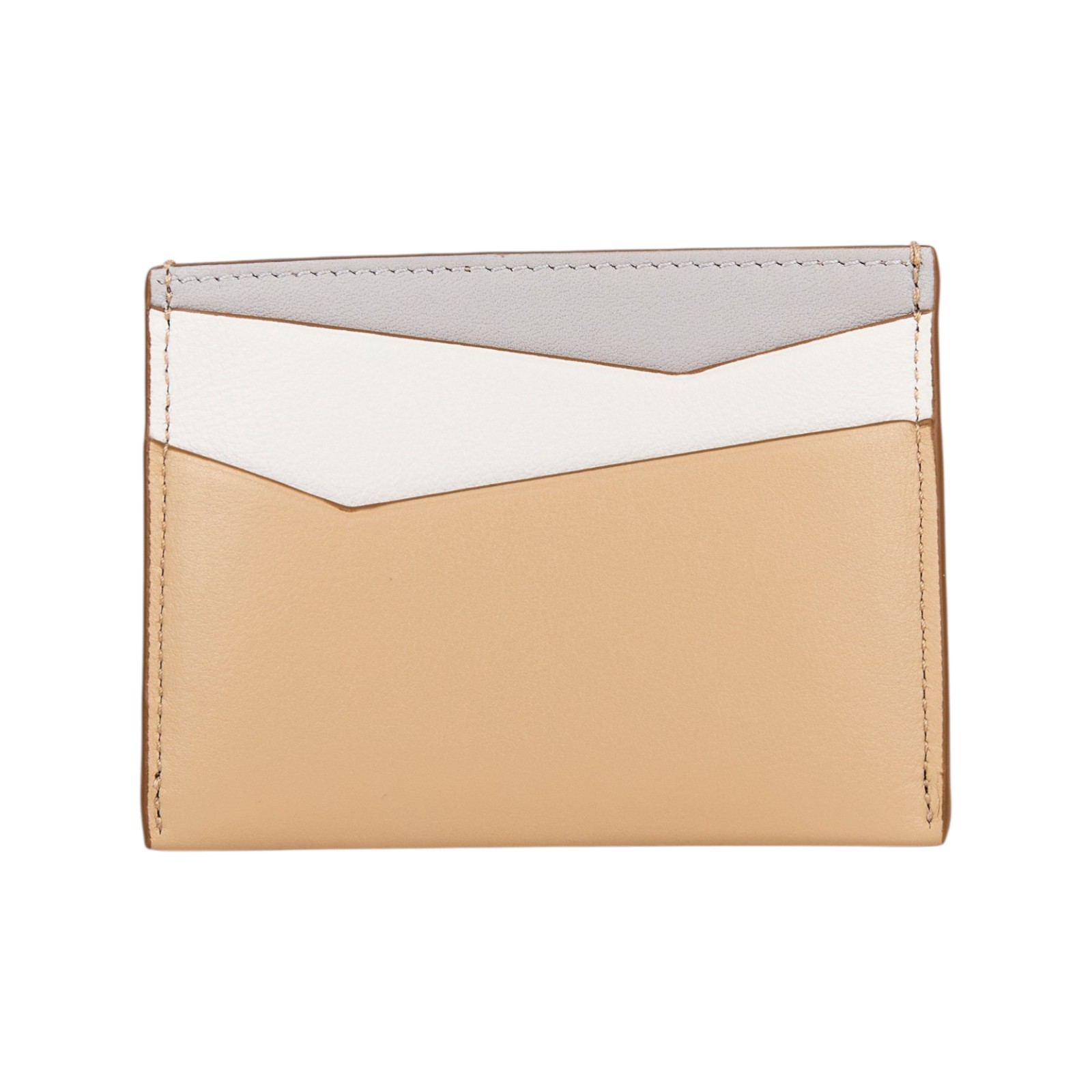 羅意威 LOEWE Puzzle 卡夾 C510Q77X06 杏白灰卡夾 原廠盒子/防塵袋