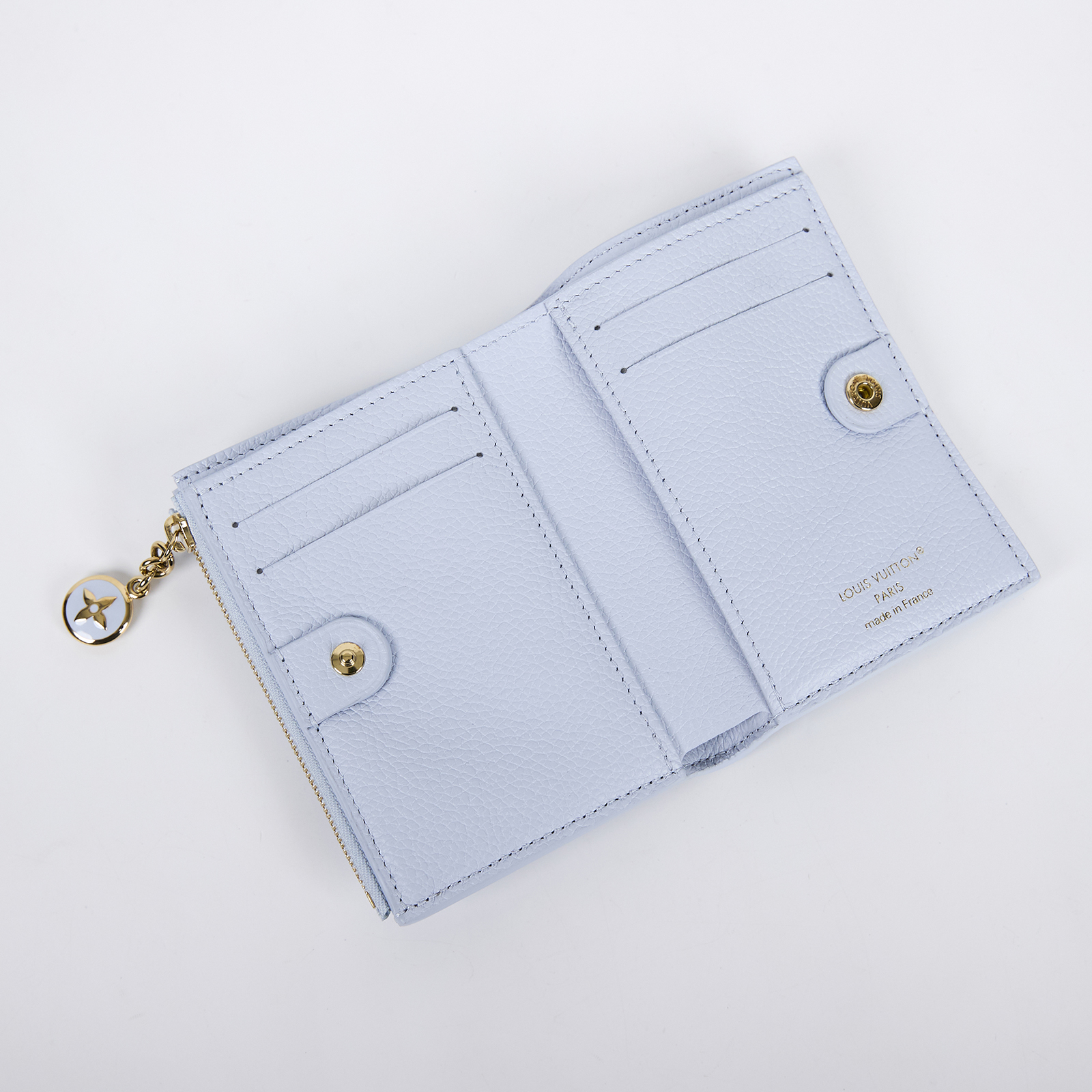 路易威登 LOUIS VUITTON Lisa 錢包 零錢包 M14654 晶片款 水藍Lisa 錢包 原廠盒子/防塵袋
