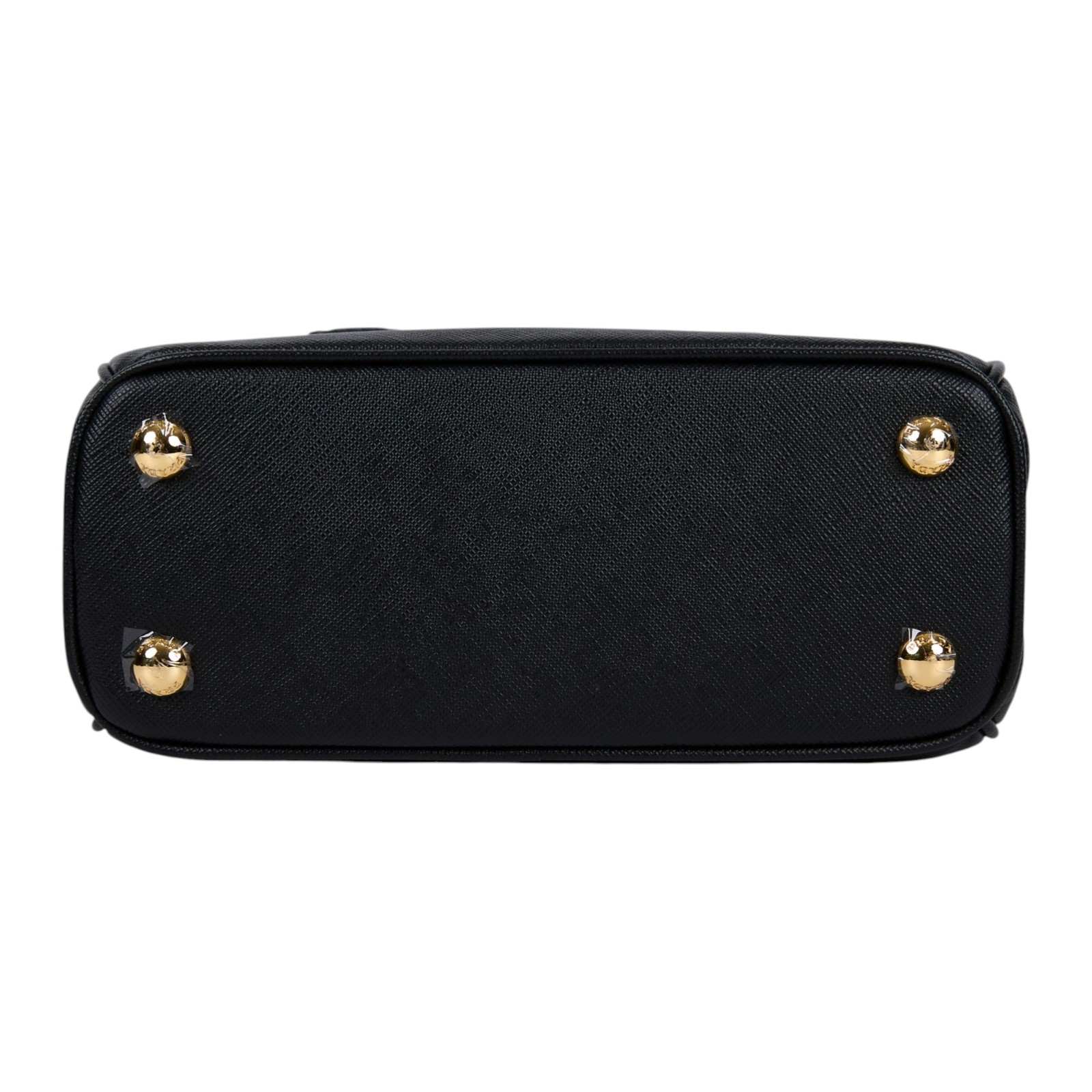 普拉達 PRADA Galleria Saffiano 皮革 迷你 手提包 1BA916_NZV 黑迷你殺手包 原廠盒子/購買證明/保證卡