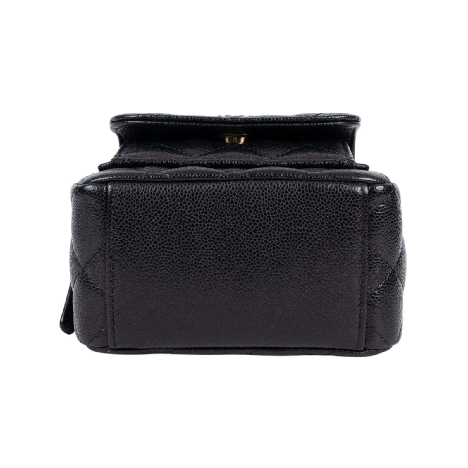 香奈兒 CHANEL 經典 迷你 後背包 AP3753 B10583 晶片款 黑淡金荔枝迷你後背包 原廠盒子/防塵袋/購買證明