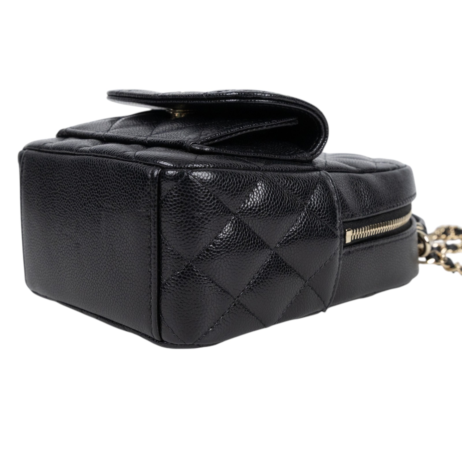 香奈兒 CHANEL 經典 迷你 後背包 AP3753 B10583 晶片款 黑淡金荔枝迷你後背包 原廠盒子/防塵袋/購買證明