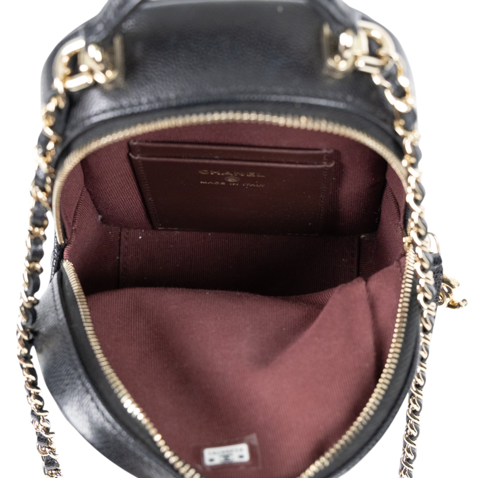 香奈兒 CHANEL 經典 迷你 後背包 AP3753 B10583 晶片款 黑淡金荔枝迷你後背包 原廠盒子/防塵袋/購買證明