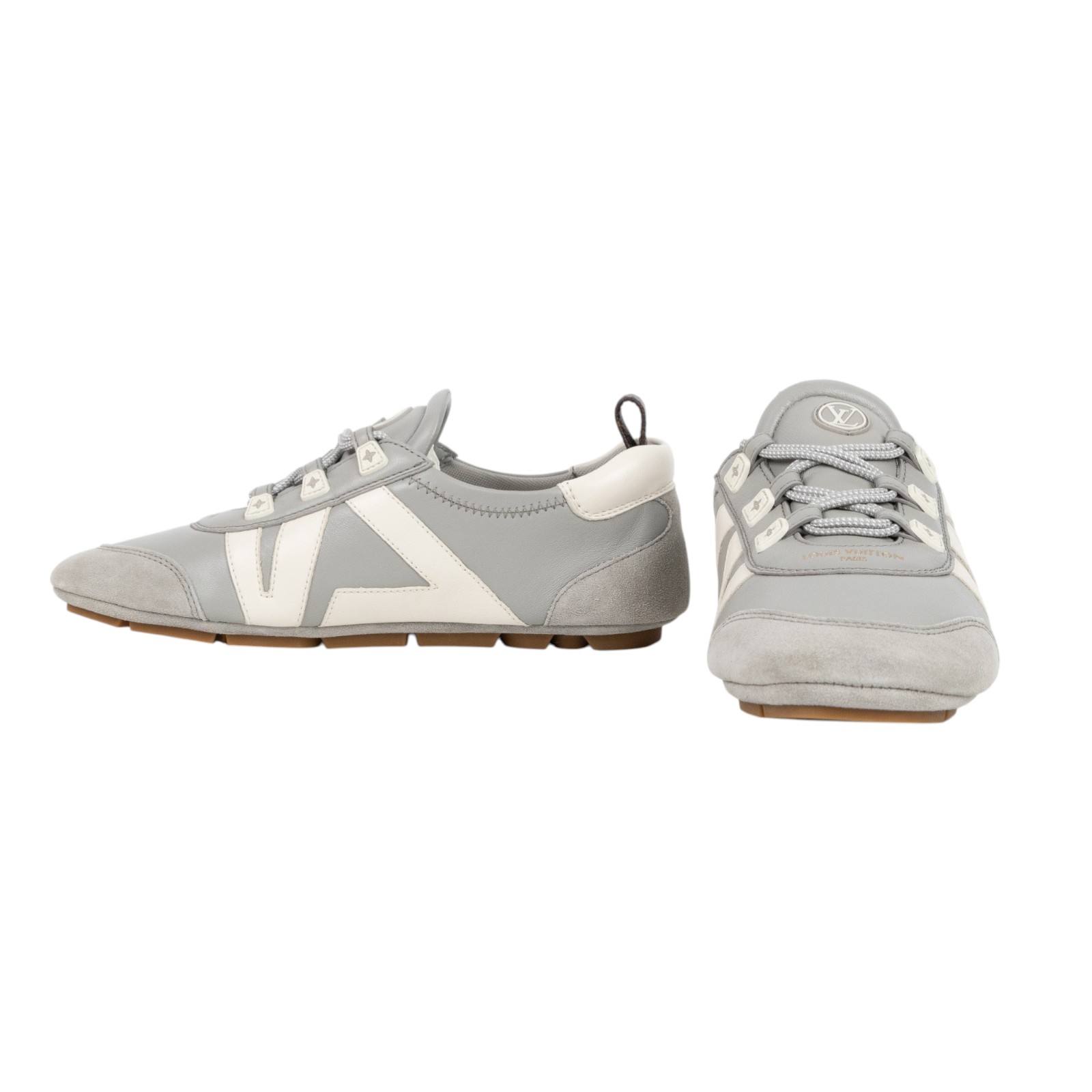 路易威登 LOUIS VUITTON LV Sneakerina 運動鞋 芭蕾舞鞋 1AIVMR 灰德訓鞋 原廠盒子/防塵袋