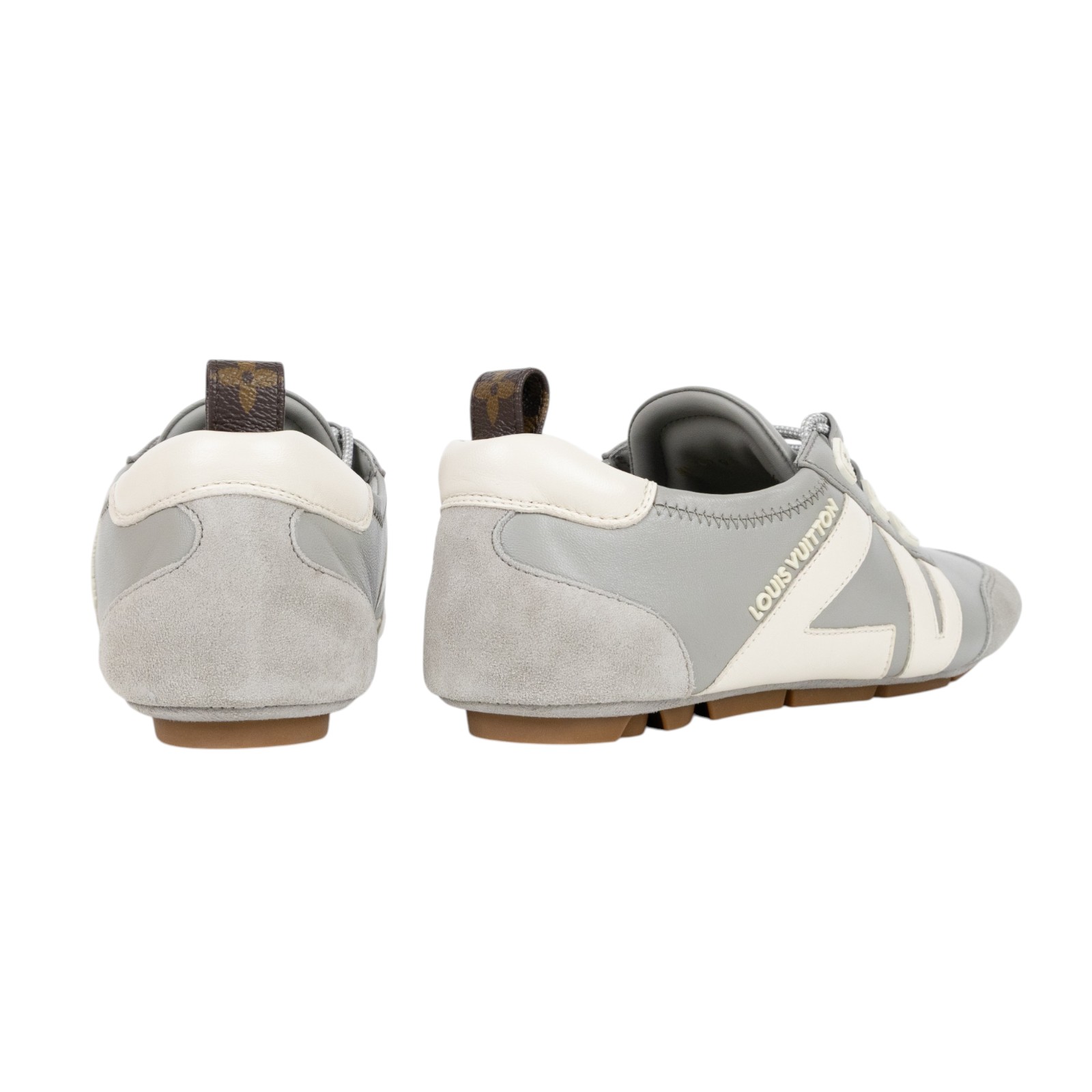 路易威登 LOUIS VUITTON LV Sneakerina 運動鞋 芭蕾舞鞋 1AIVMR 灰德訓鞋 原廠盒子/防塵袋