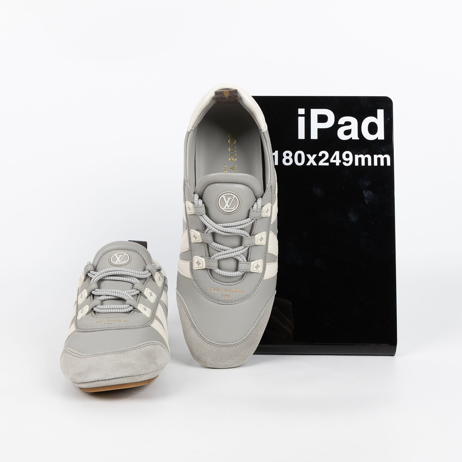 路易威登 LOUIS VUITTON LV Sneakerina 運動鞋 芭蕾舞鞋 1AIVMR 灰德訓鞋 原廠盒子/防塵袋