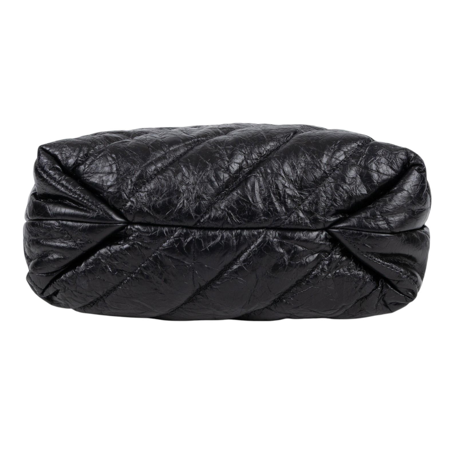 巴黎世家 BALENCIAGA Crush 束口購物包 小型 742942210J0 黑CRUSH小號 防塵袋/購買證明