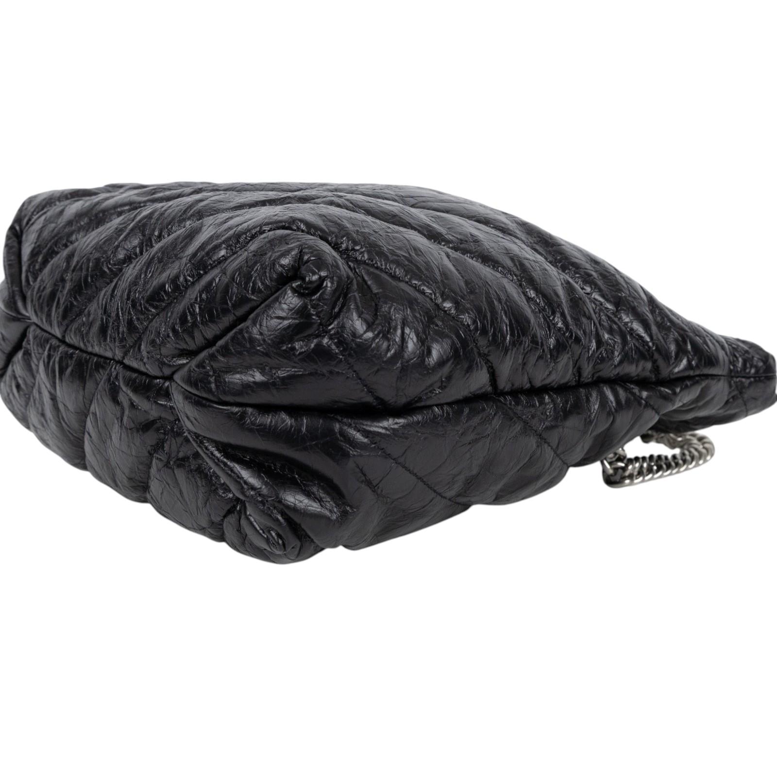 巴黎世家 BALENCIAGA Crush 束口購物包 小型 742942210J0 黑CRUSH小號 防塵袋/購買證明