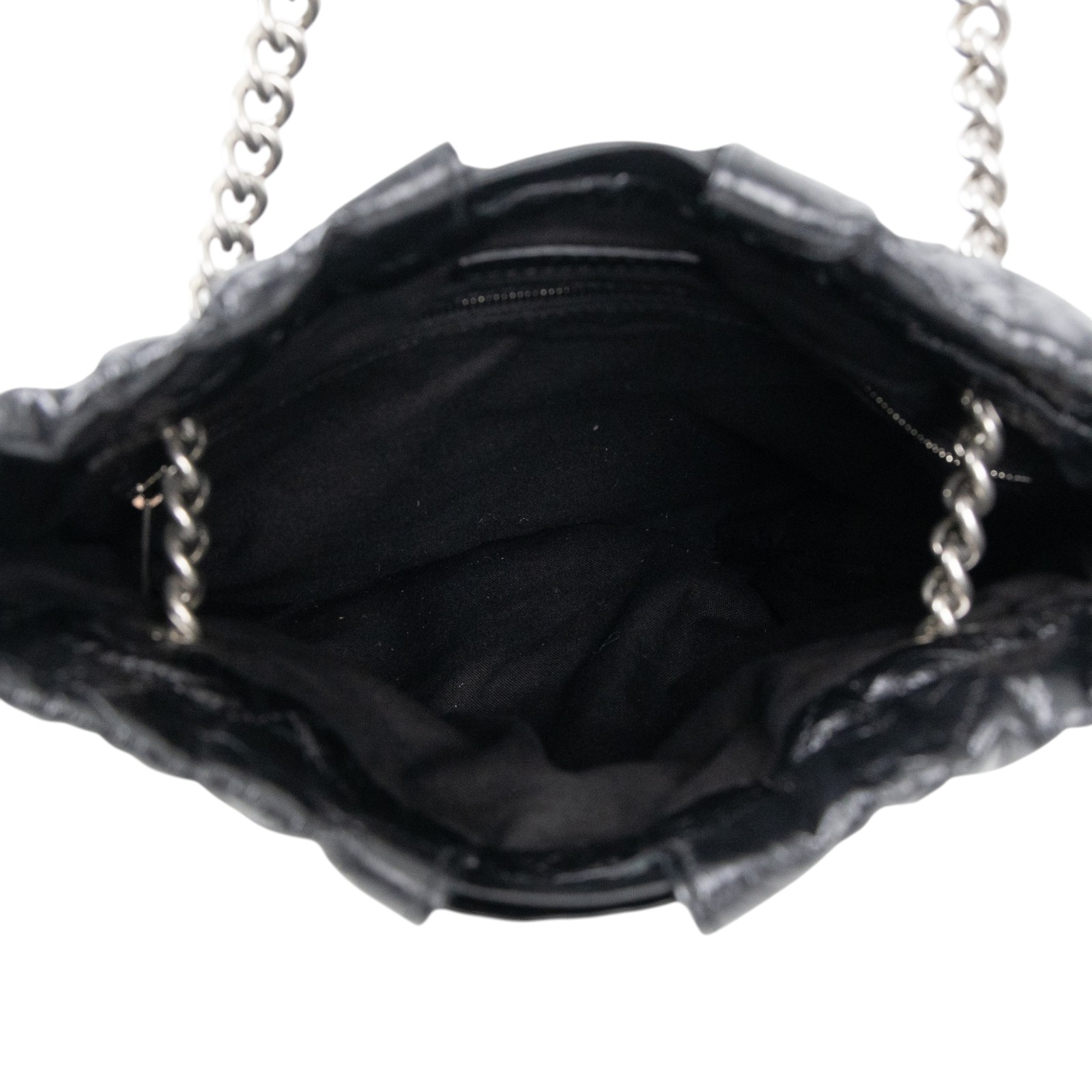 巴黎世家 BALENCIAGA Crush 束口購物包 小型 742942210J0 黑CRUSH小號 防塵袋/購買證明