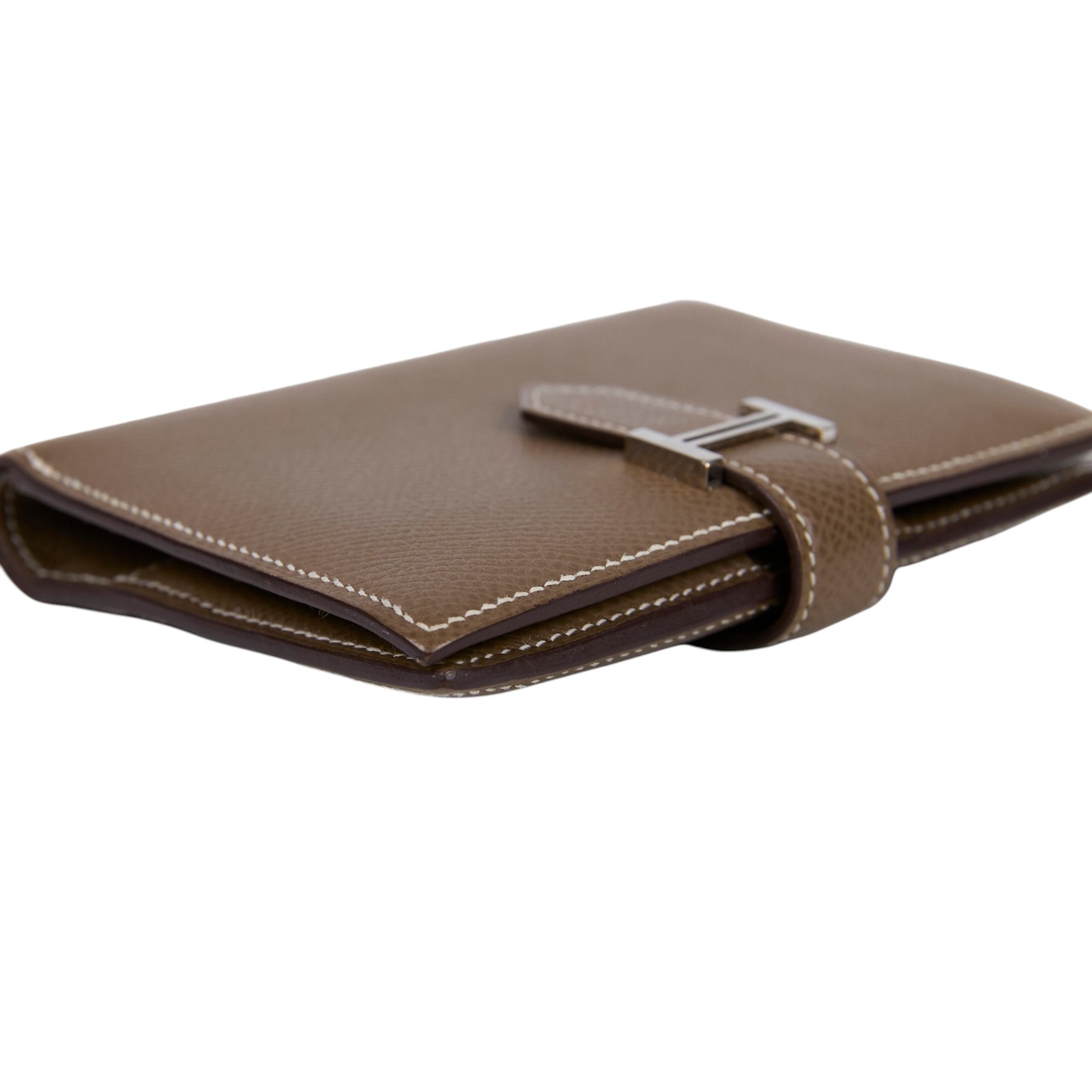 愛馬仕 Hermes Bearn 短夾 BEARN Y US 011DY 大象灰BEARN短夾 原廠盒子