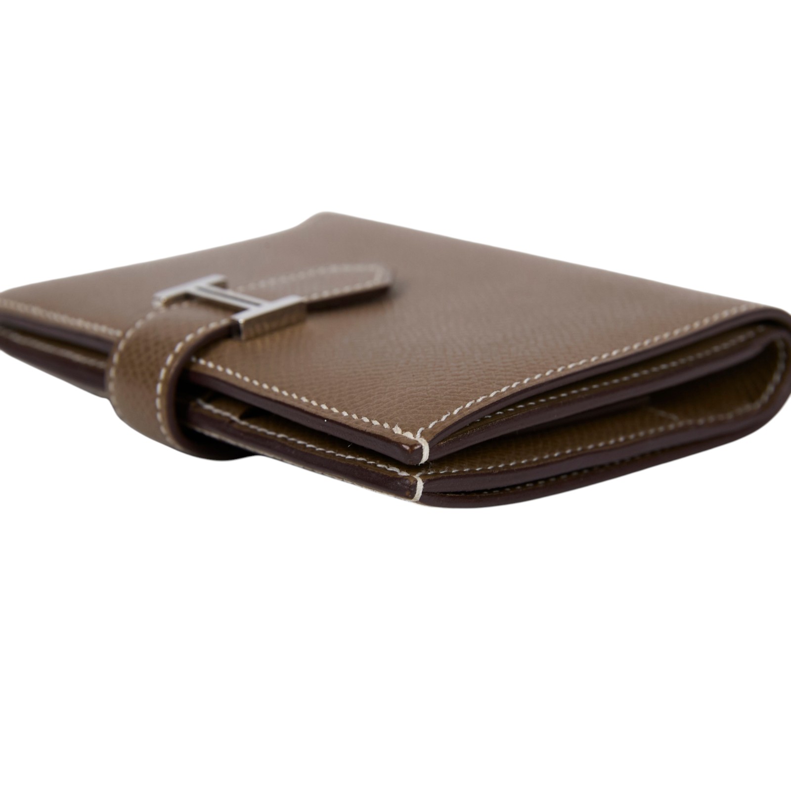 愛馬仕 Hermes Bearn 短夾 BEARN Y US 011DY 大象灰BEARN短夾 原廠盒子