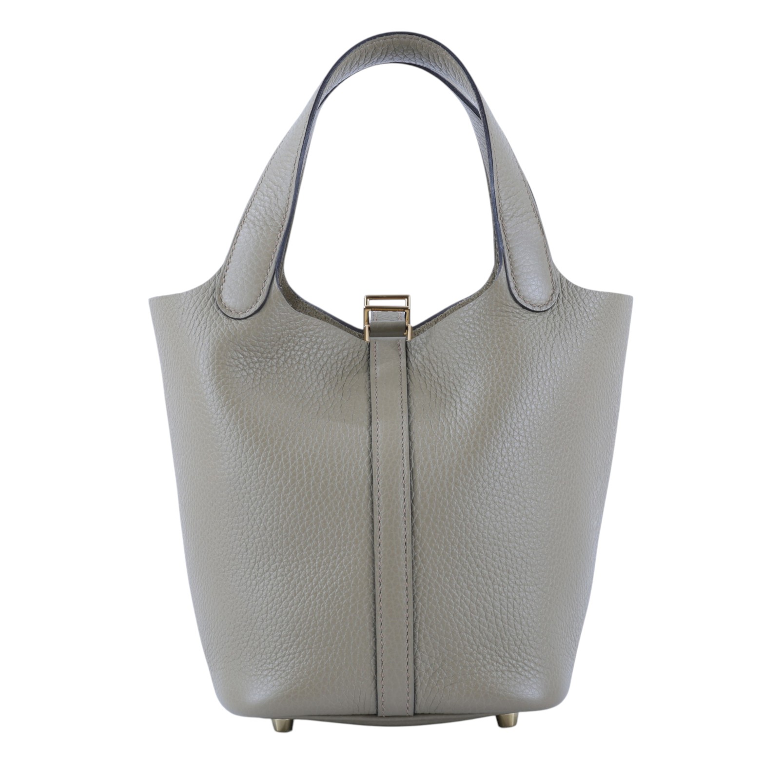 愛馬仕 Hermes Picotin Lock 18 菜籃子包 PT18 B MZ 011CG B刻威爾法米金PICOTIN 18 原廠盒子/防塵袋/鎖組