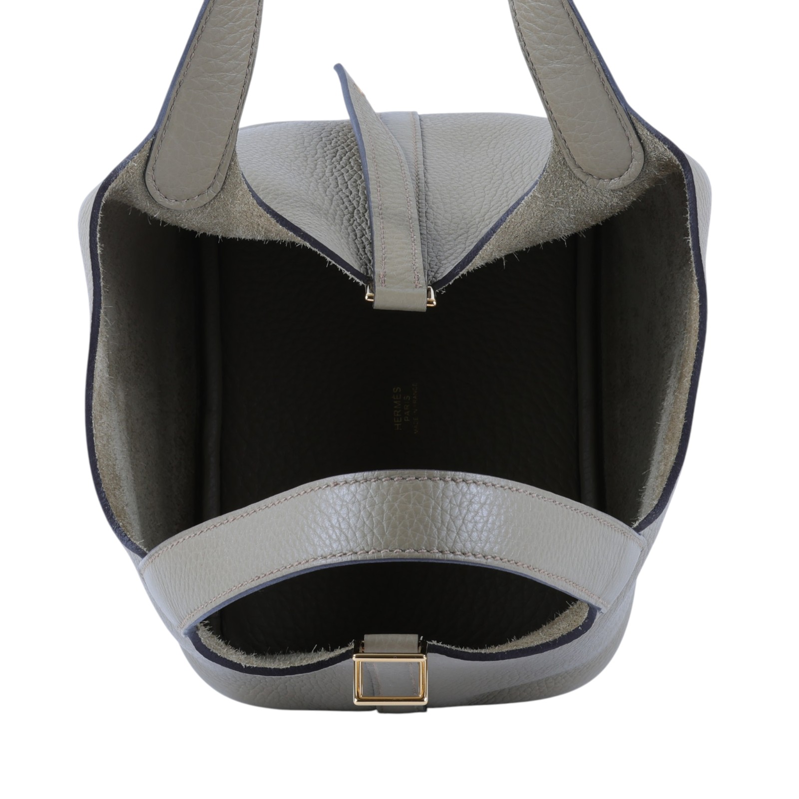 愛馬仕 Hermes Picotin Lock 18 菜籃子包 PT18 B MZ 011CG B刻威爾法米金PICOTIN 18 原廠盒子/防塵袋/鎖組