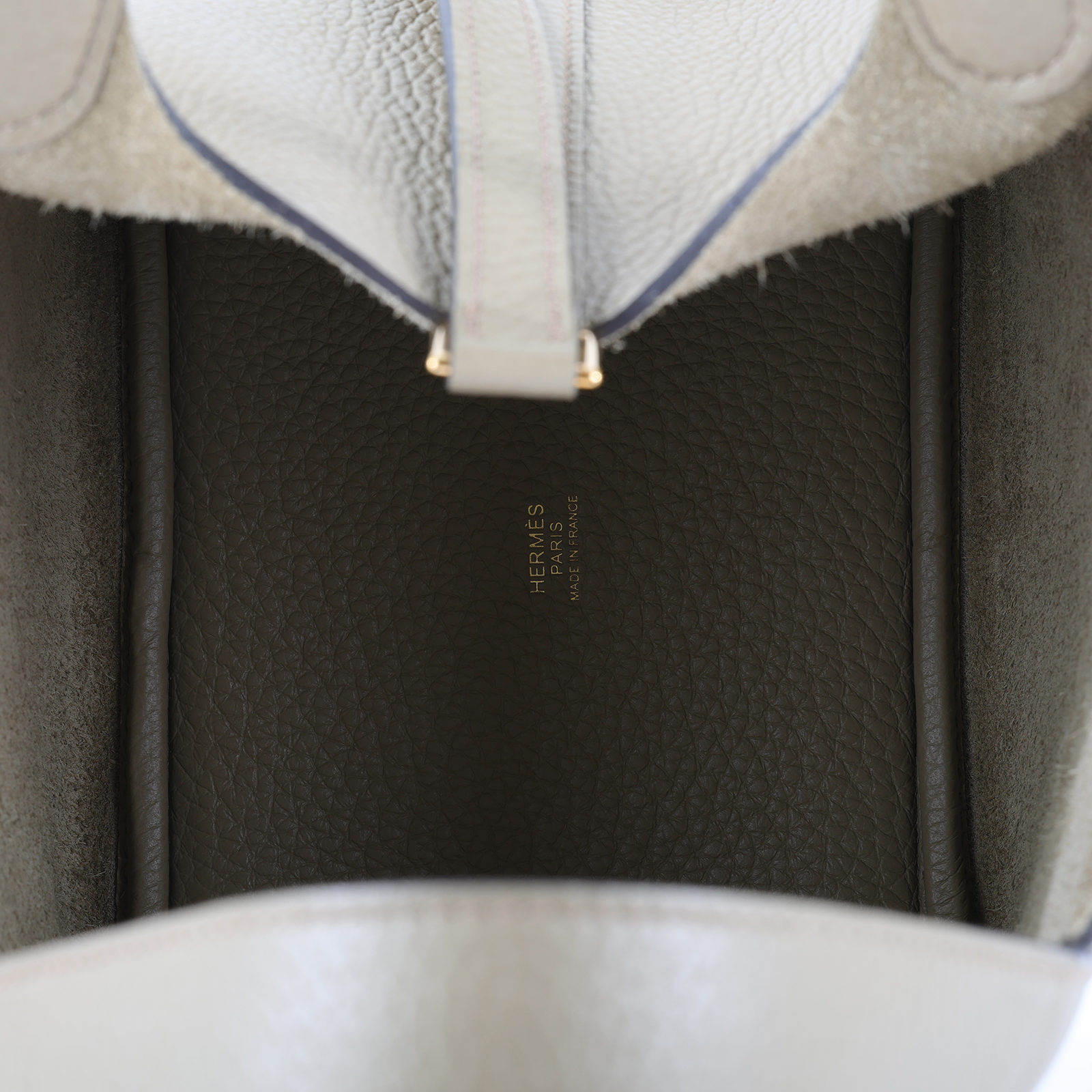 愛馬仕 Hermes Picotin Lock 18 菜籃子包 PT18 B MZ 011CG B刻威爾法米金PICOTIN 18 原廠盒子/防塵袋/鎖組