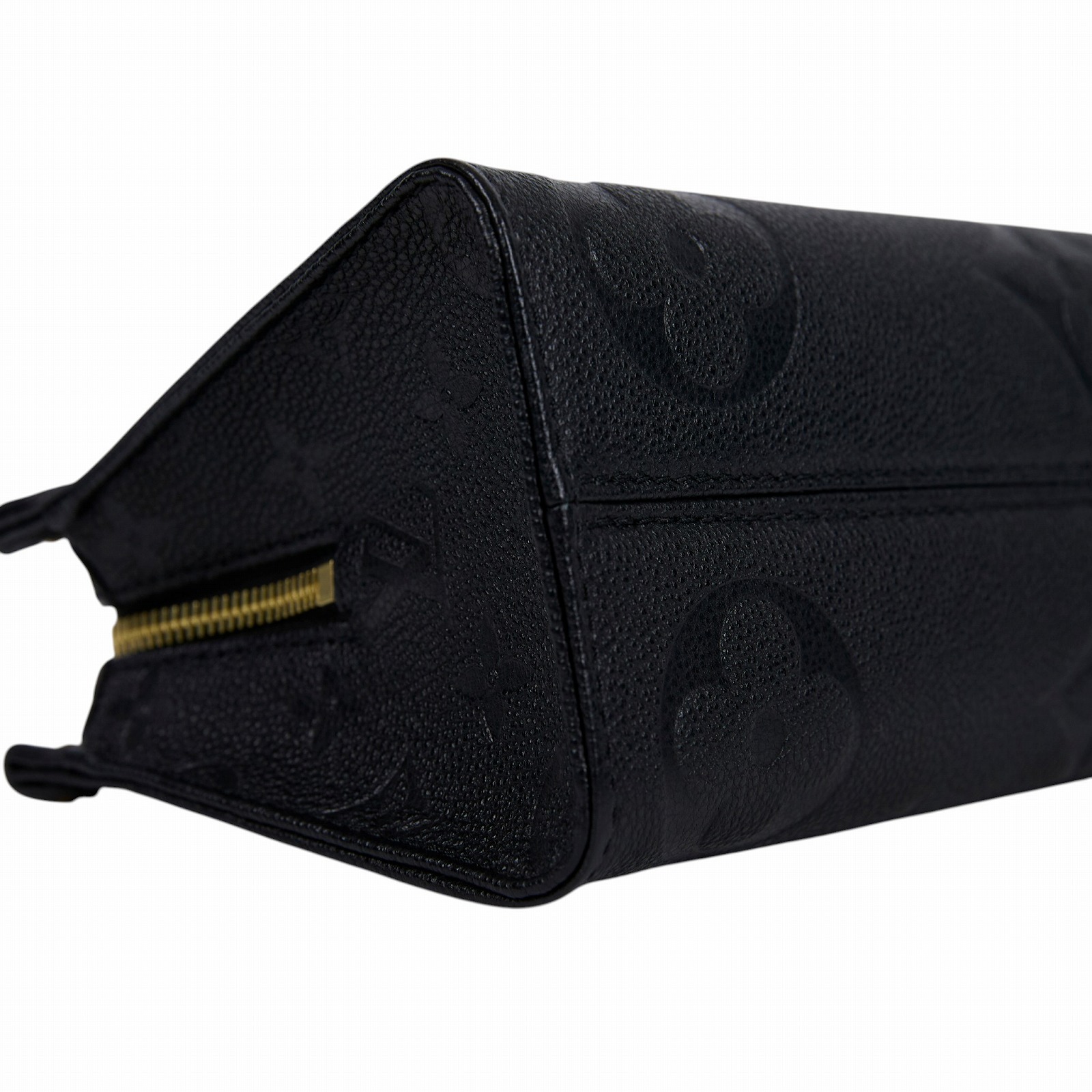 路易威登 LOUIS VUITTON OnTheGo East West 黑色 壓花粒面牛皮 手提 斜背包 M23640 晶片款  原廠盒子/防塵袋/背帶/鏈帶