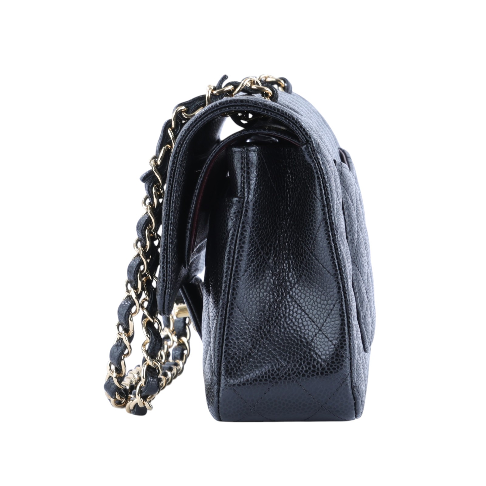 香奈兒 CHANEL CF 經典 11.12 口蓋包 A01112 Y01864 晶片款 黑金荔枝COCO25 原廠盒子/防塵袋/購買證明