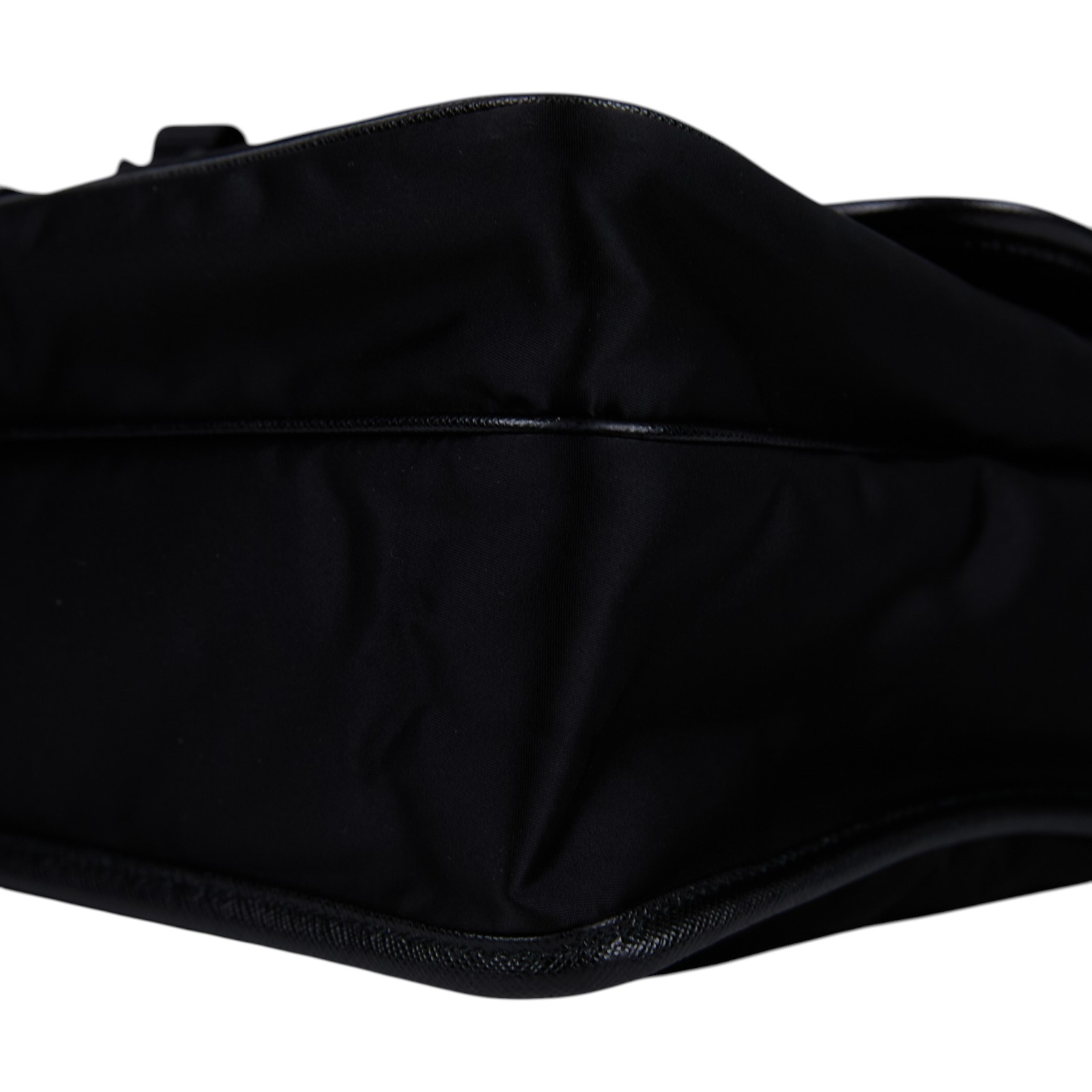 普拉達 PRADA Tessuto Nylon 郵差包 肩背包 斜背包 2VD166_2FMO 經典LOGO皮飾邊斜背包 保證卡