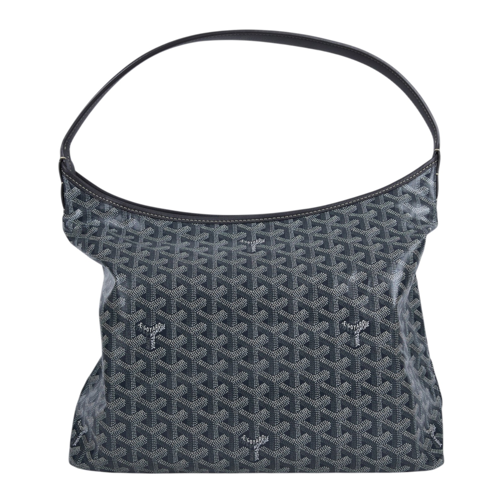 高雅德 GOYARD Bohème Hobo Bag PM 托特包 BOHEMEPMLTY 灰HOBO PM 防塵袋/購買證明