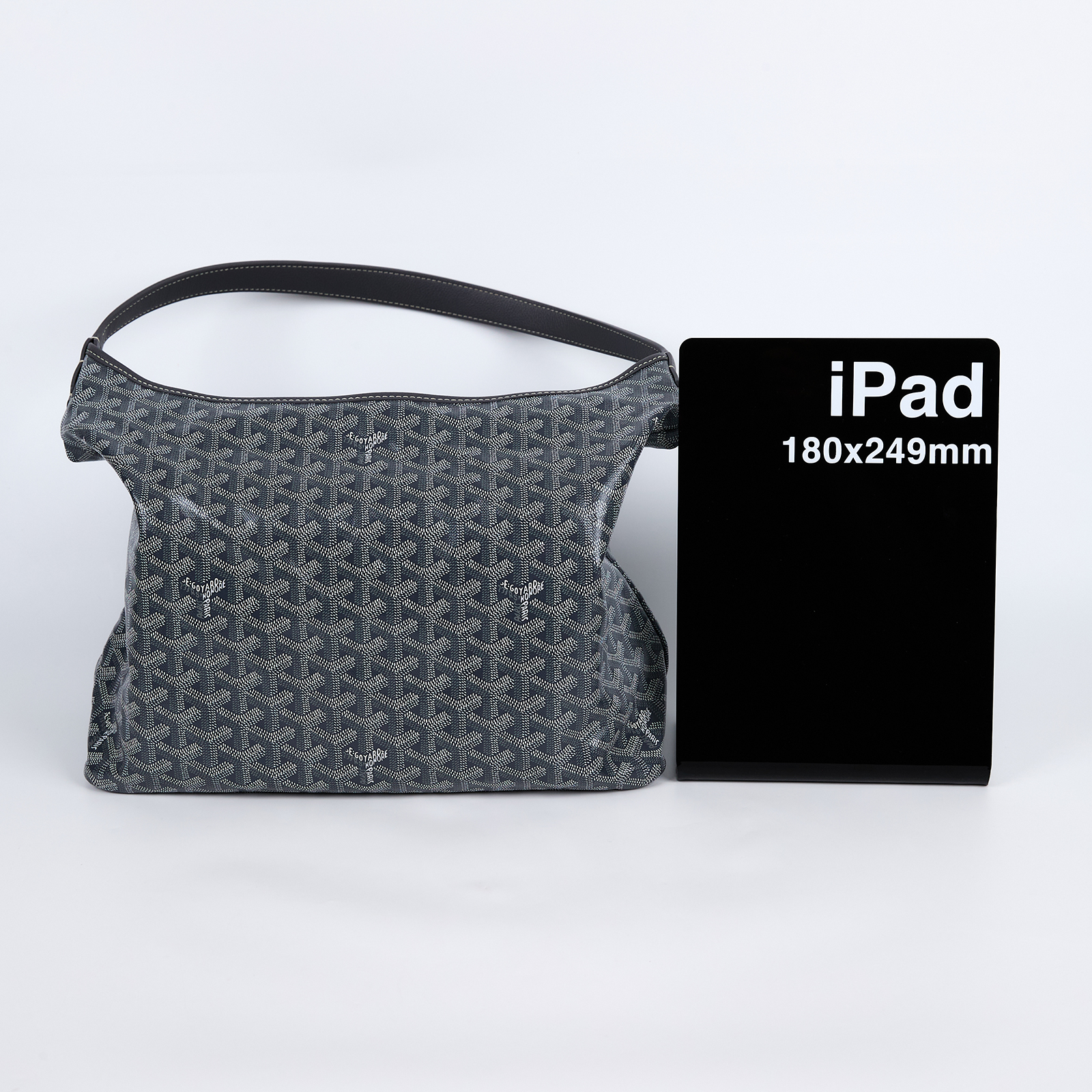 高雅德 GOYARD Bohème Hobo Bag PM 托特包 BOHEMEPMLTY 灰HOBO PM 防塵袋/購買證明